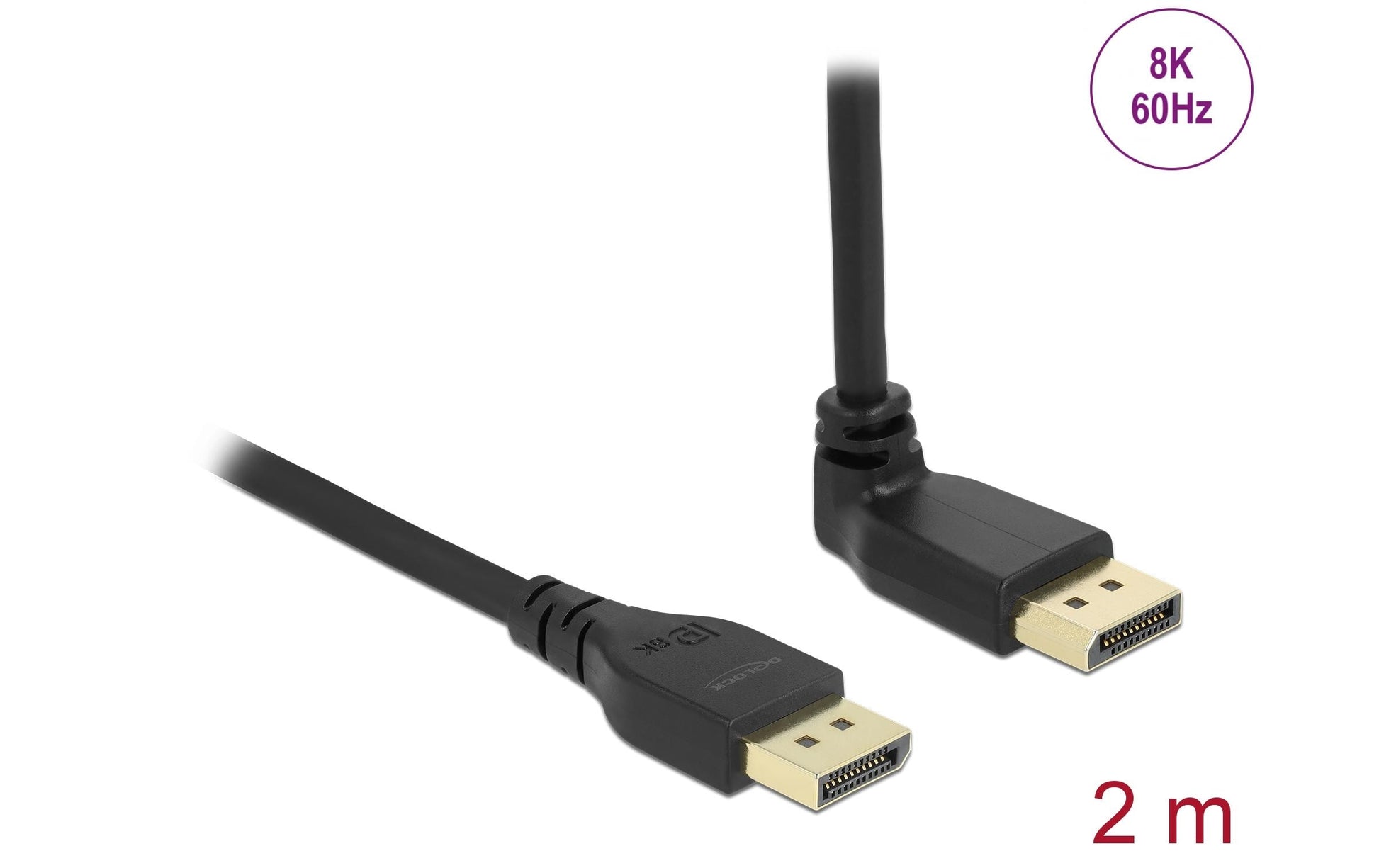 DeLOCK DisplayPort Kabel DP 1.4 8K 60 Hz – 2 m