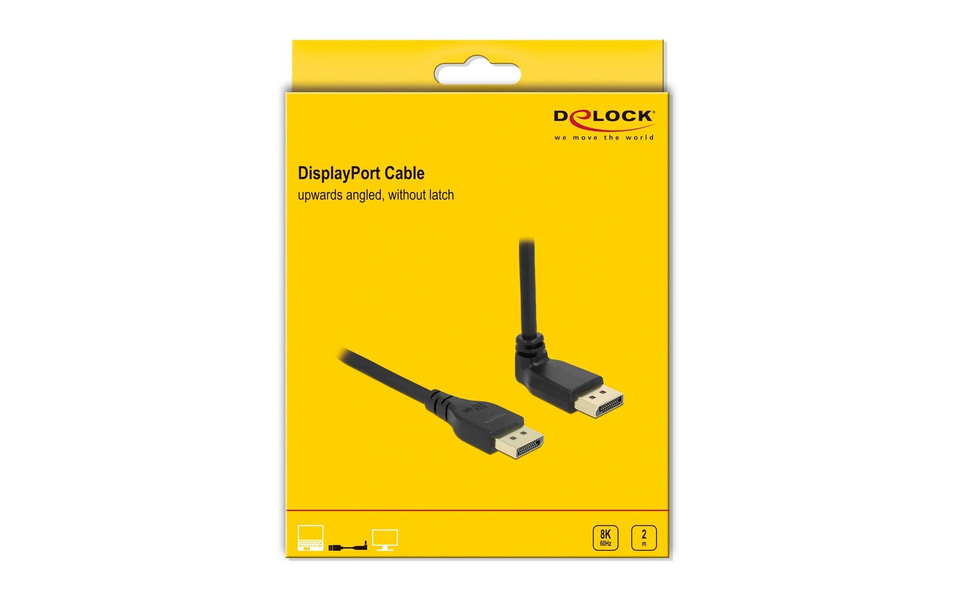 DeLOCK DisplayPort Kabel DP 1.4 8K 60 Hz – 2 m