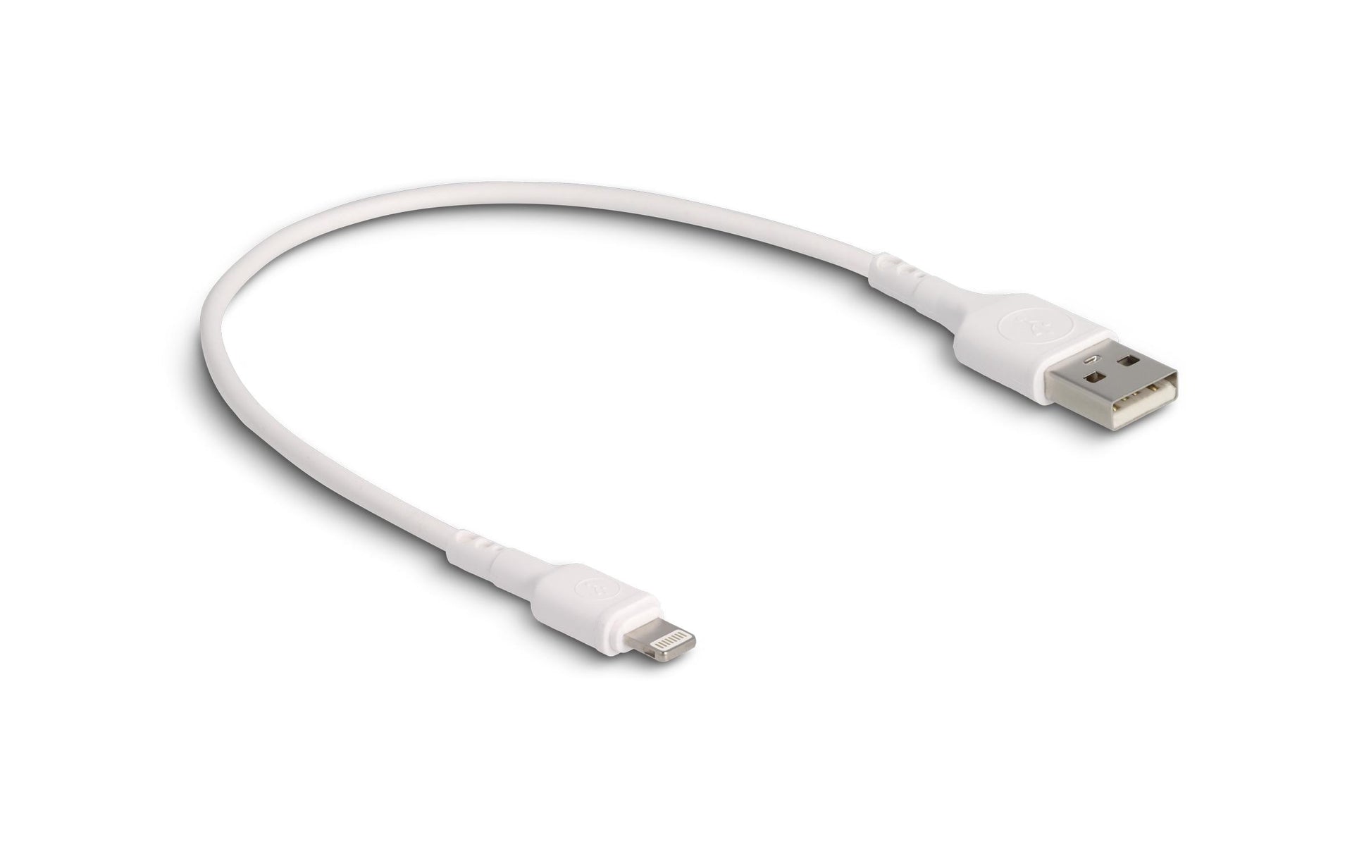 DeLOCK Ladekabel – USB-A auf Lightning 0,3 m, Weiss – für iPhone/iPad
