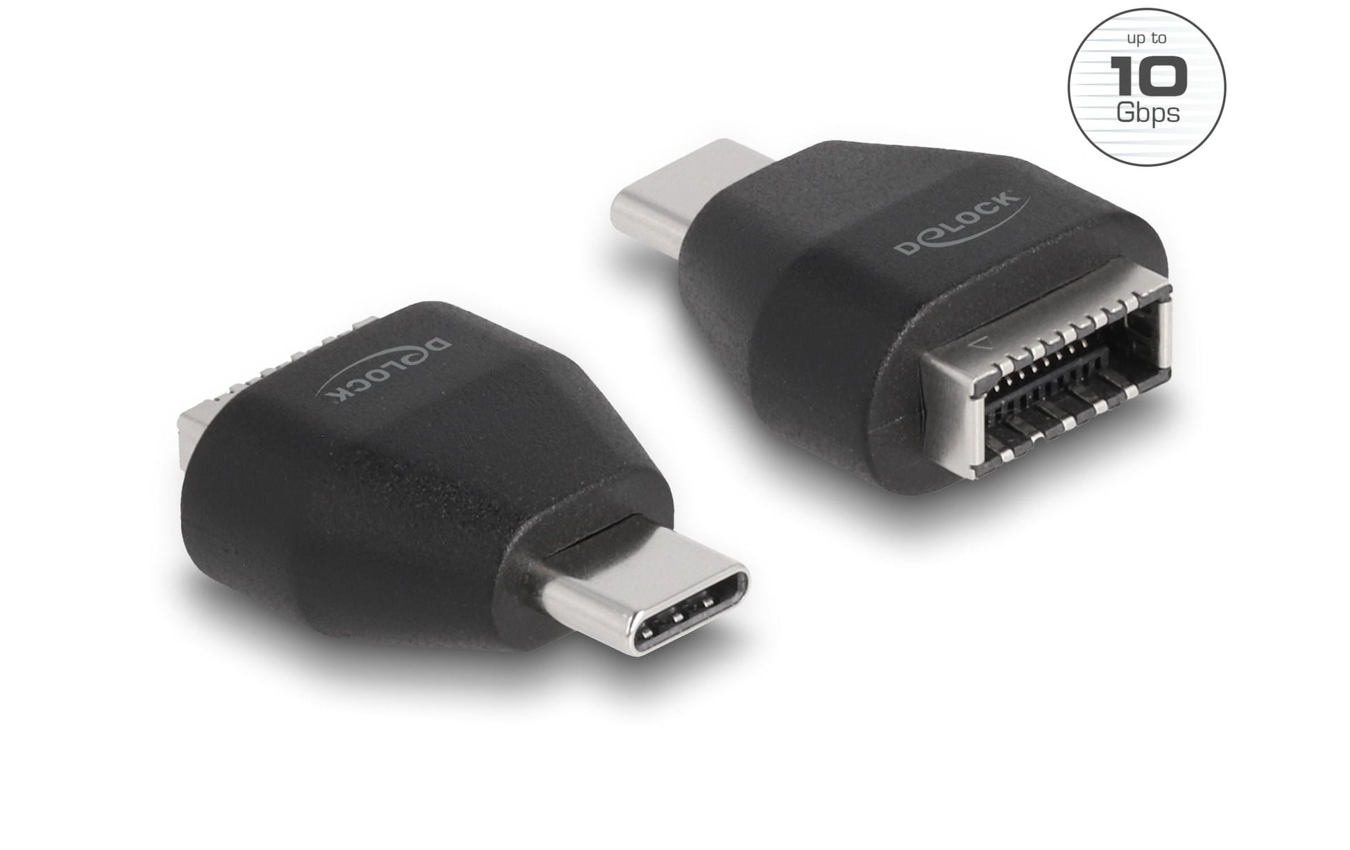 DeLOCK USB-C zu USB-A Adapter – USB 3.2 Gen 2 (10 Gbit/s) – Schwarz