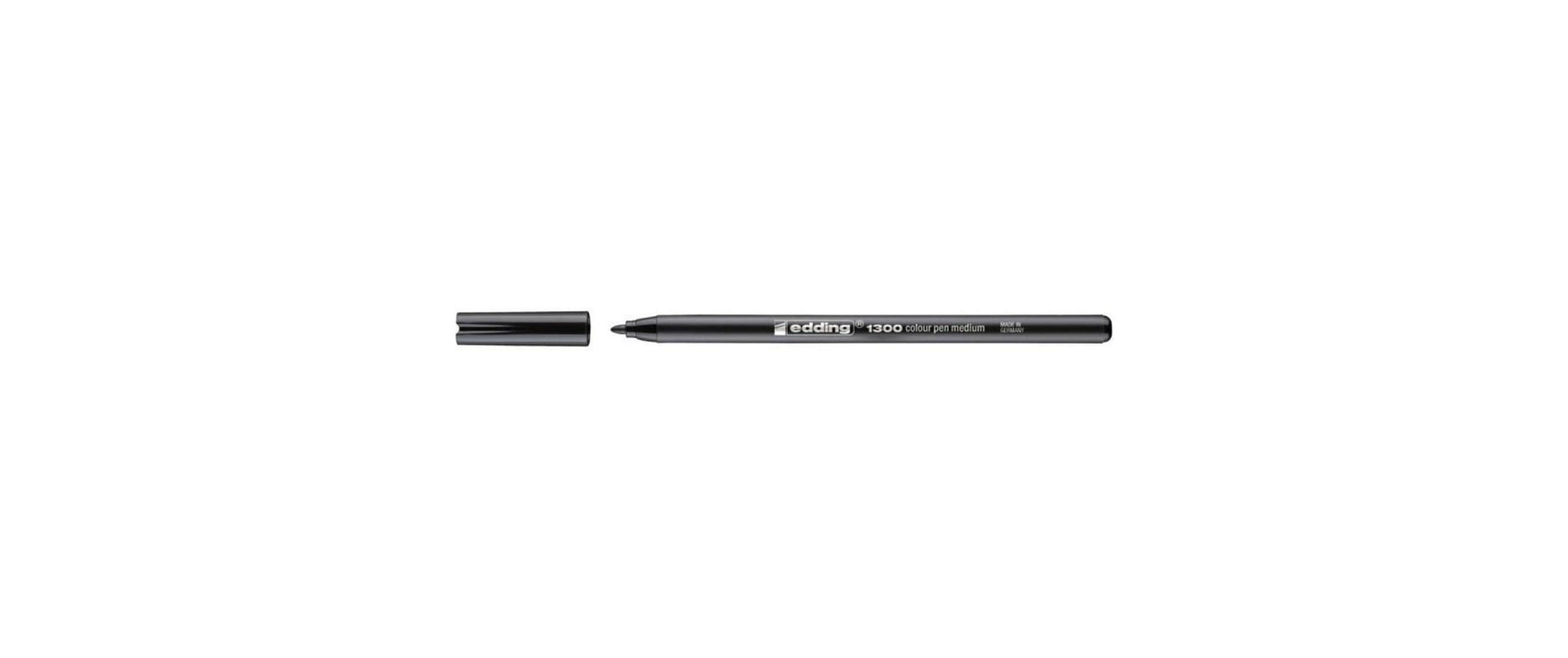Edding 1300 Filzstift – 3 mm, schnelltrocknend, schwarz