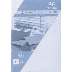 Artoz Couvert C6, weiss, 100 g/m² – 5 Stk.