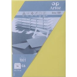Artoz Couvert C6, ohne Fenster, beige, 100 g/m² – 5 Stk.