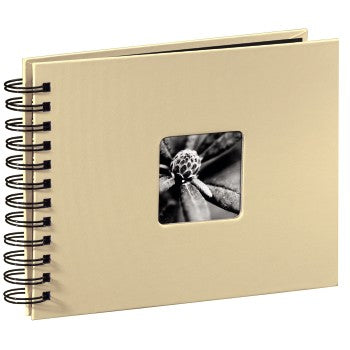 Hama Fotoalbum Wiro Fine Art – taupe, mit Pergaminzwischenblättern, Papier, 240 × 170 mm