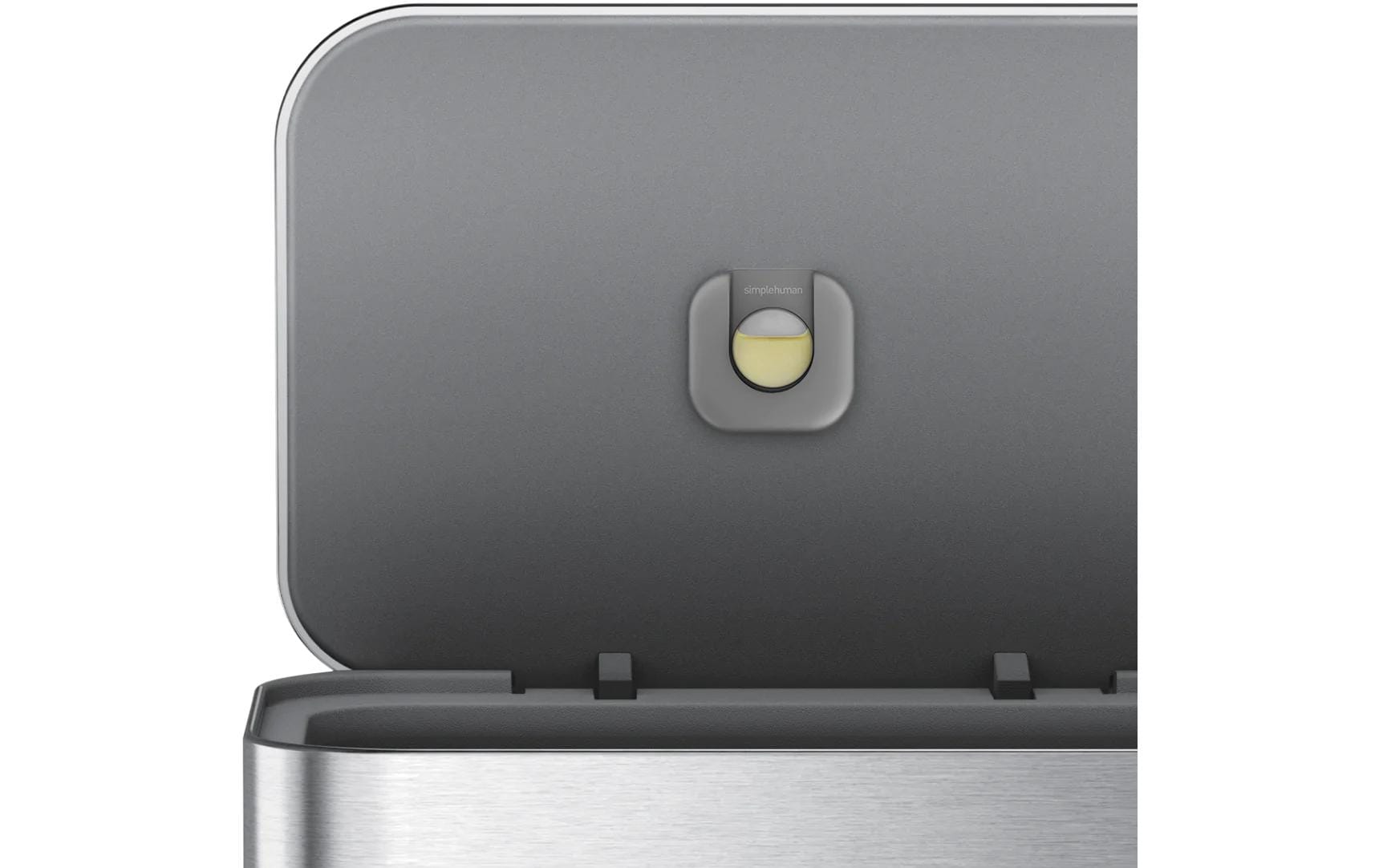 Simplehuman – Abfallcontainer – 45 l – Edelstahl – B × H × T 405 × 655 × 338 mm