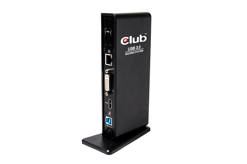 CLUB3D Club 3D Dockingstation – USB-A, 1× HDMI, 1× DVI, GbE, 3,5 mm Audio, für Windows/Mac