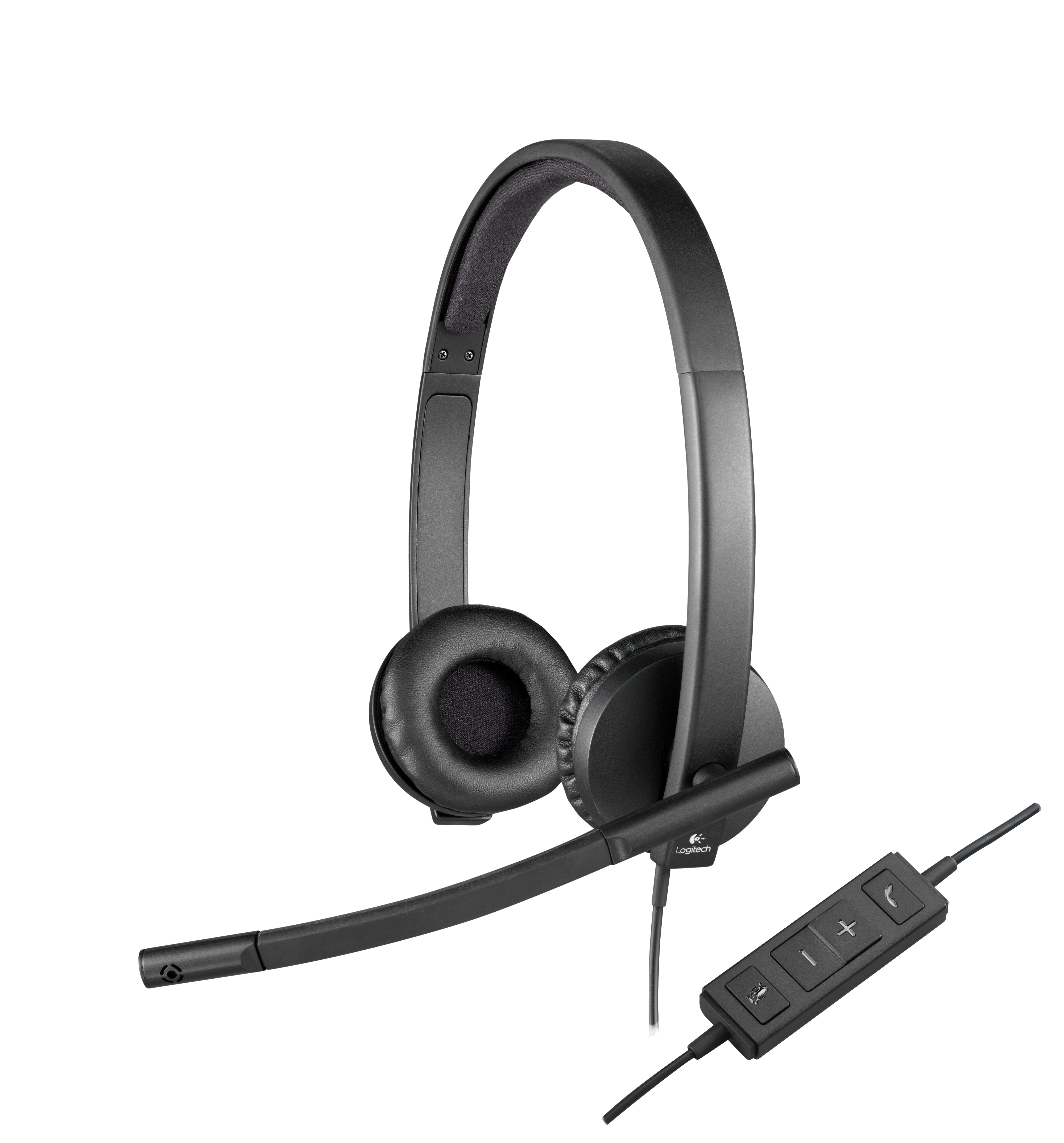 Logitech H570E – Stereo Headset – USB‑A