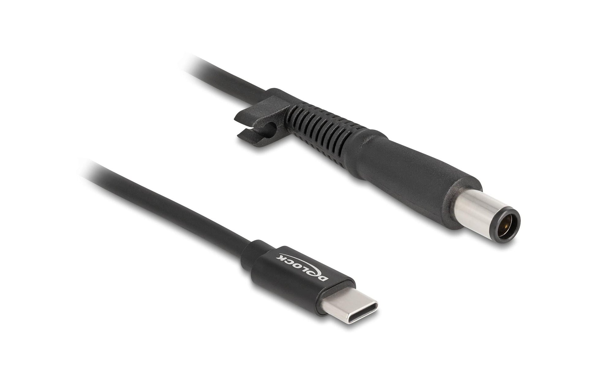 DeLOCK USB-C auf 7,4×5,0 mm Kabel – 1,5 m – Schwarz – für HP