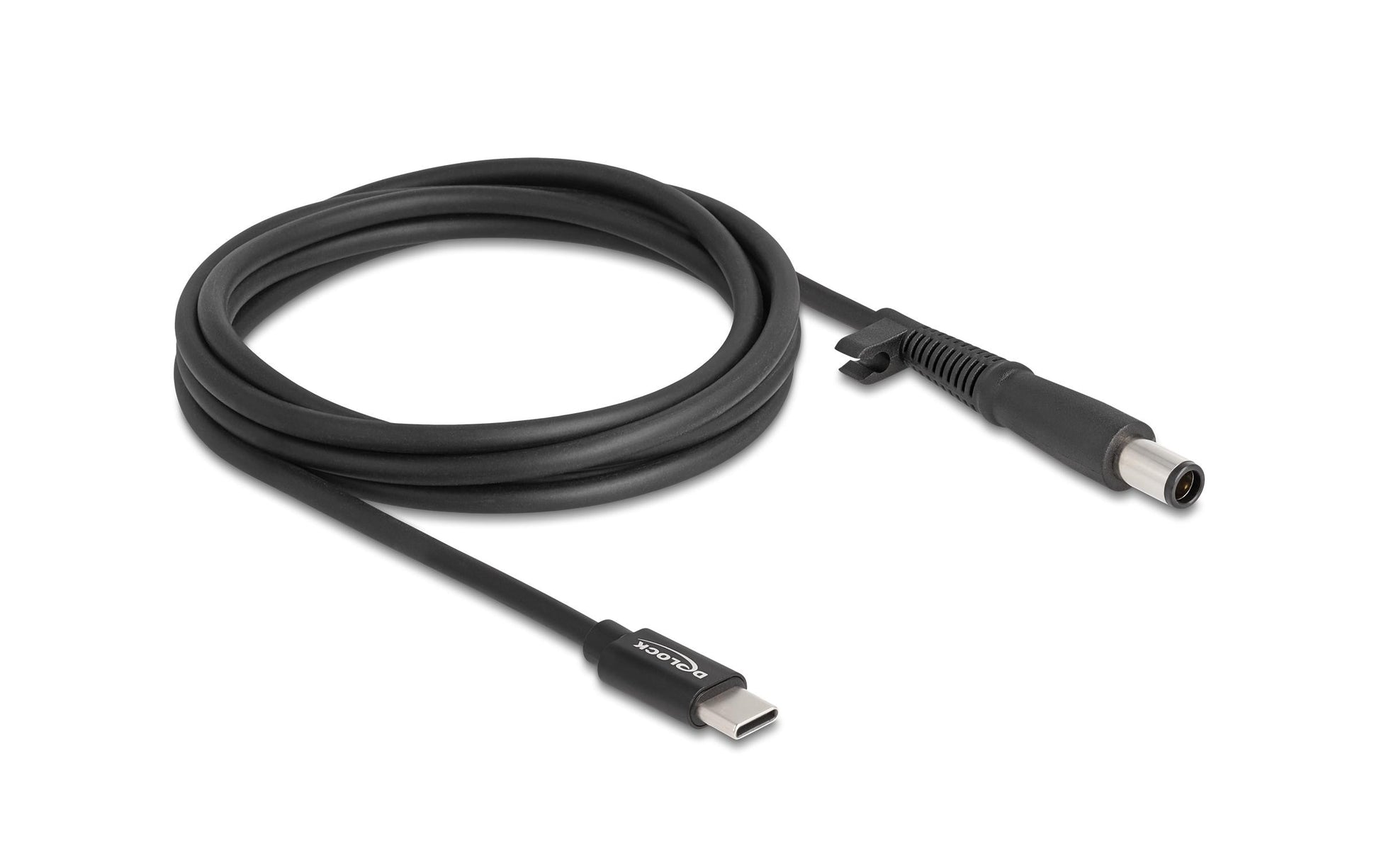 DeLOCK USB-C auf 7,4×5,0 mm Kabel – 1,5 m – Schwarz – für HP