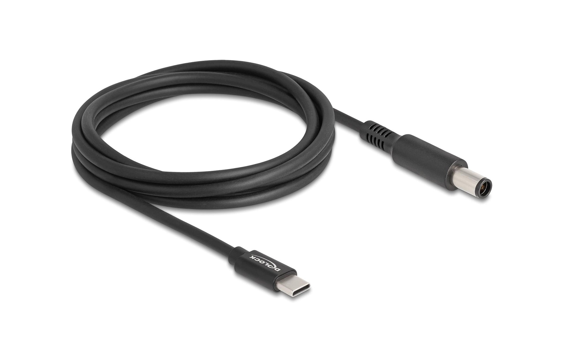 DeLOCK USB-C auf 7,4×5,0 mm Kabel – 1,5 m – Schwarz – für Dell
