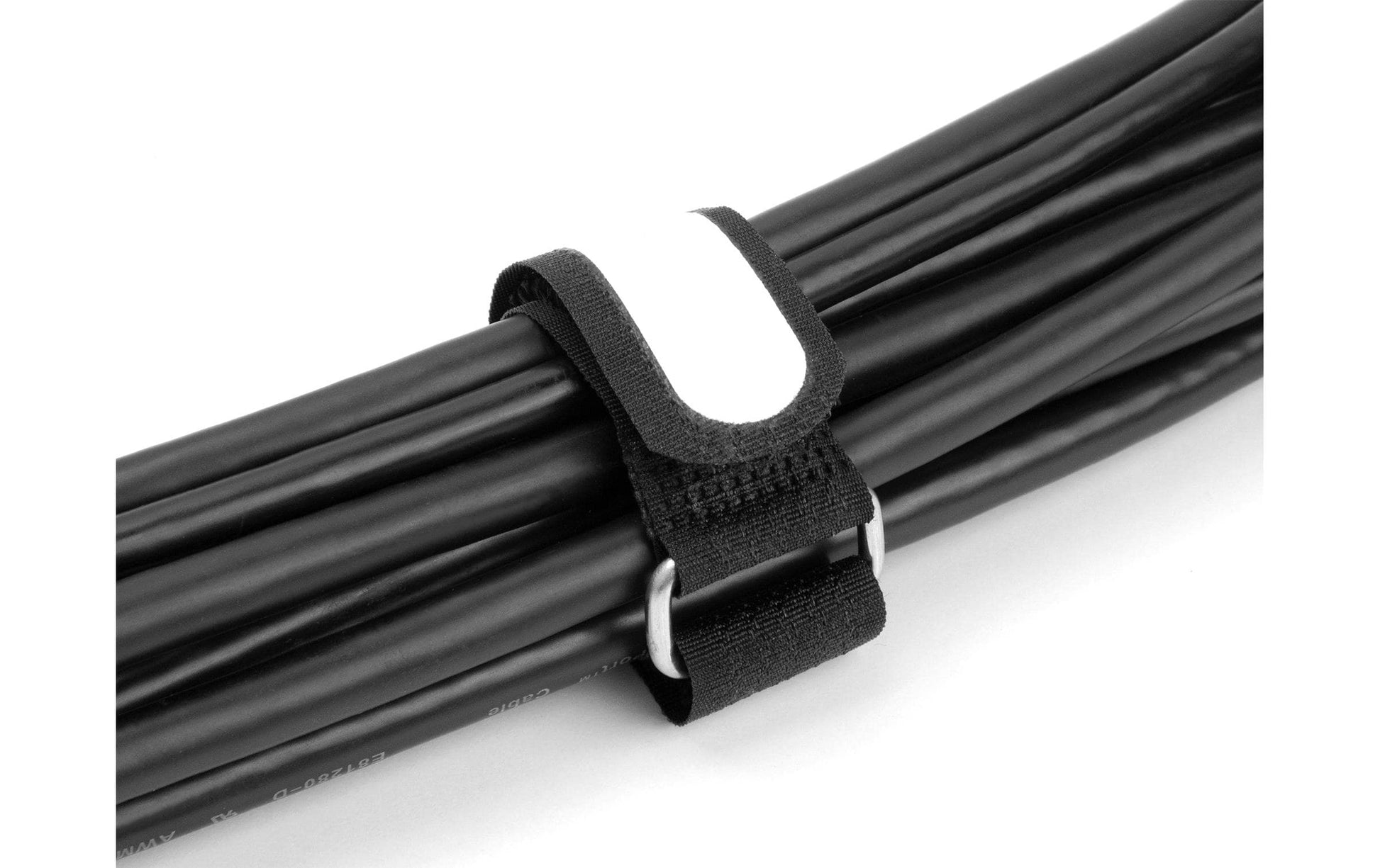 DeLOCK Klettkabelbinder, 457×25 mm, 5er-Pack – schwarz