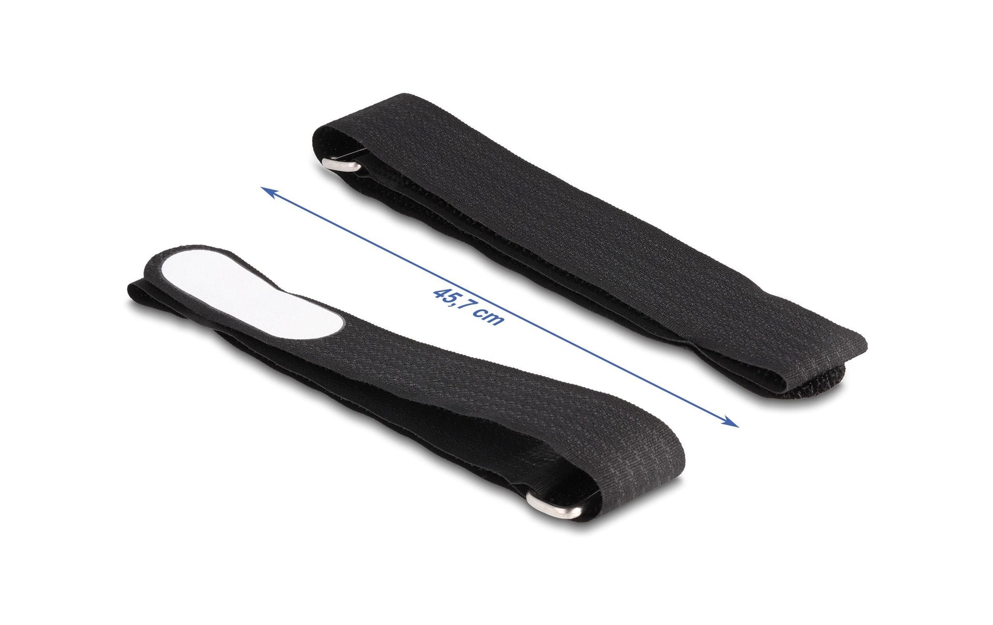 DeLOCK Klettkabelbinder, 457×25 mm, 5er-Pack – schwarz