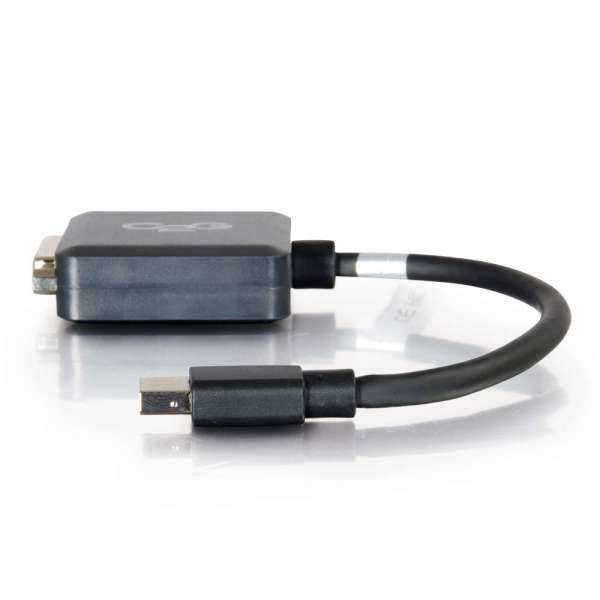 C2G 84311 Adapter Mini DisplayPort zu DVI-D – 1920 × 1200, 0,2 m, Schwarz