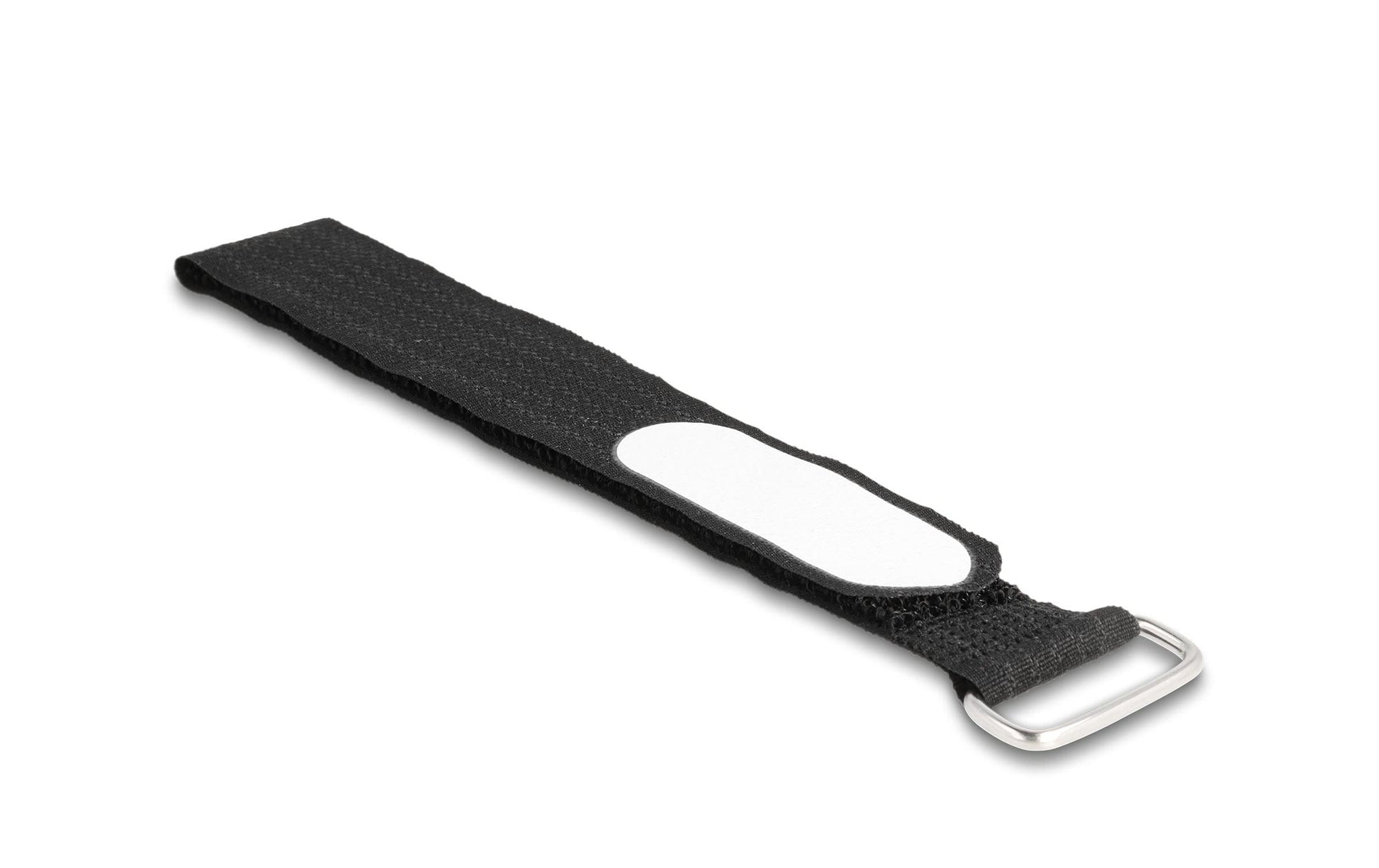 DeLOCK Klettkabelbinder, 25 mm × 0,31 m, Schwarz, 5 Stück