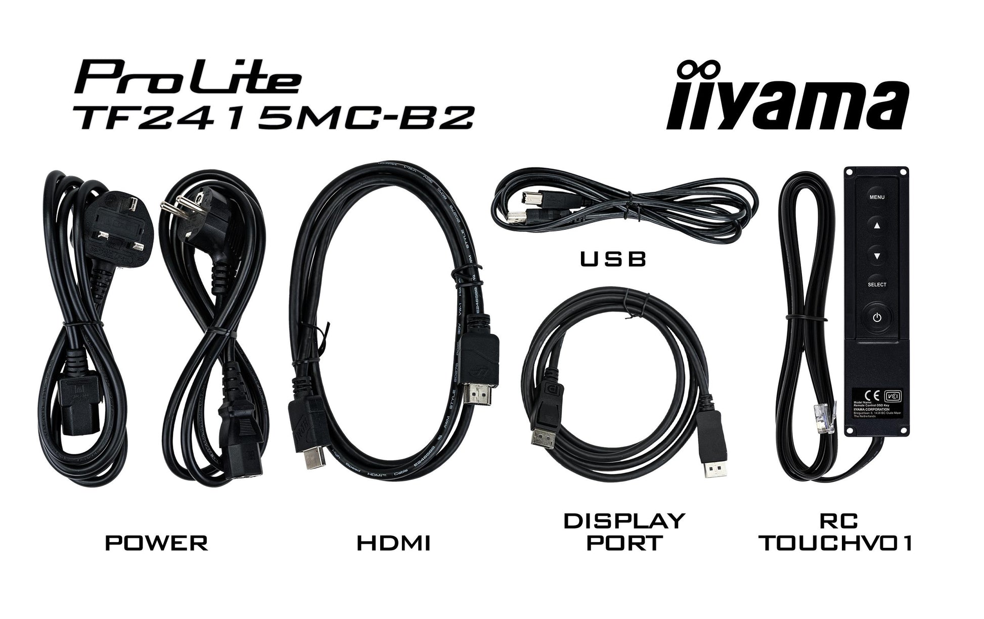 iiyama PROLITE Open Frame PCAP – Monitor, Touch (10-Punkt), Antifingerprint-Beschichtung, Bezelfreies Frontglas