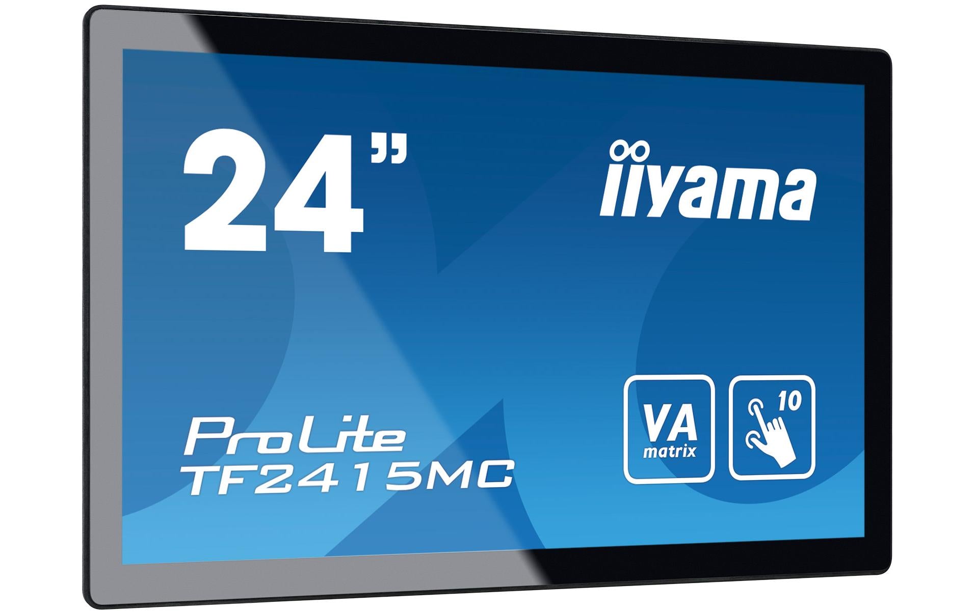 iiyama PCAP 10P – Monitor, 24", 1920 × 1080 (Full HD), VA, Touch, 315 cd/m²