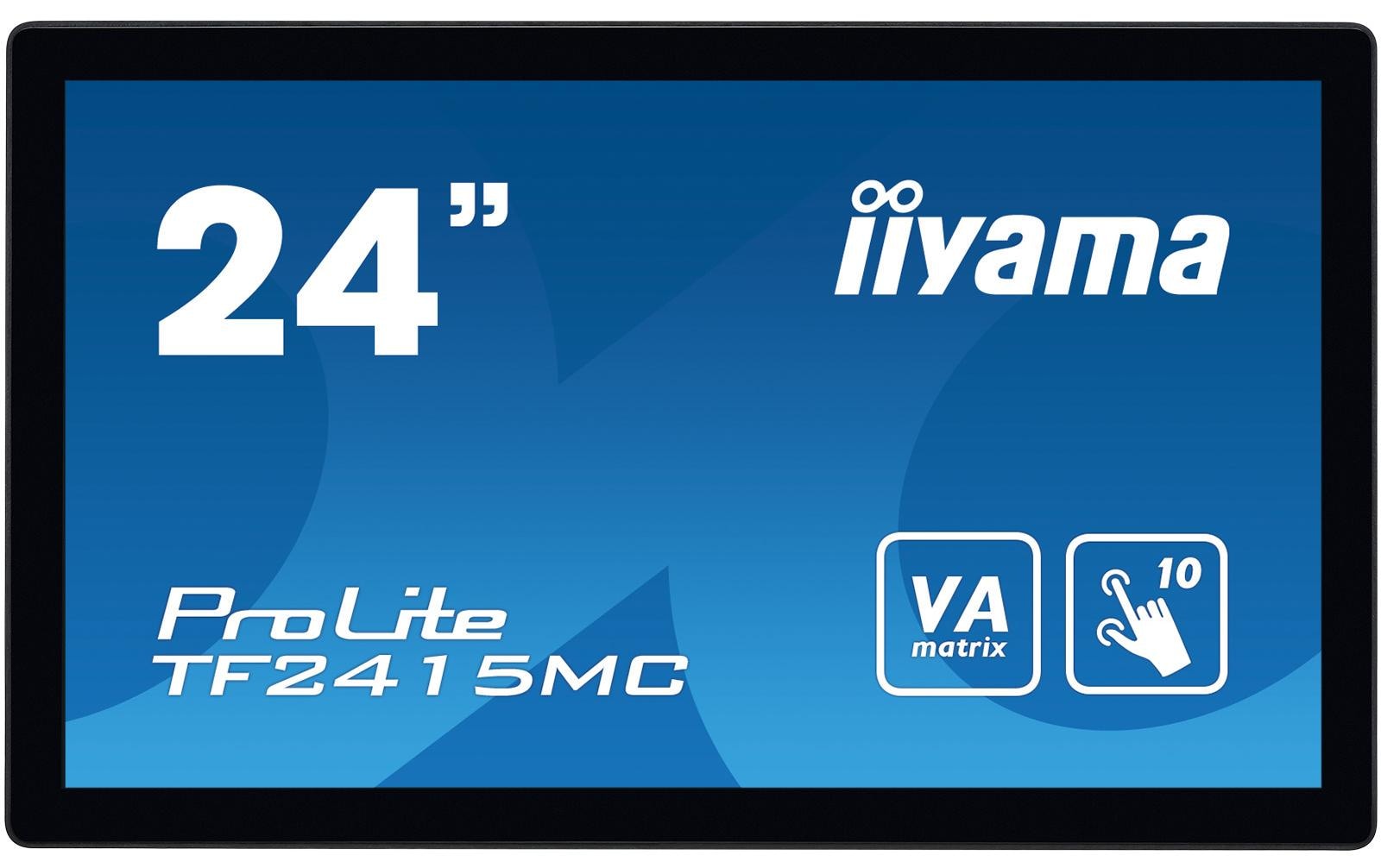 iiyama PCAP 10P – Monitor, 24", 1920 × 1080 (Full HD), VA, Touch, 315 cd/m²