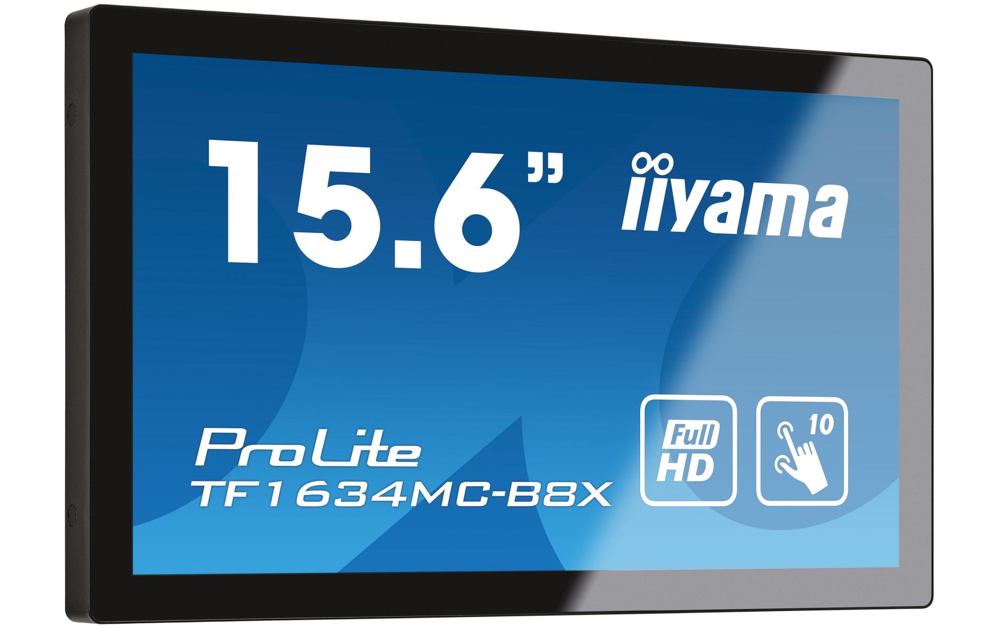 iiyama TF1634MC-B8X – Monitor, 15,6" 1920 × 1080 (Full HD), Touch, 450 cd/m²