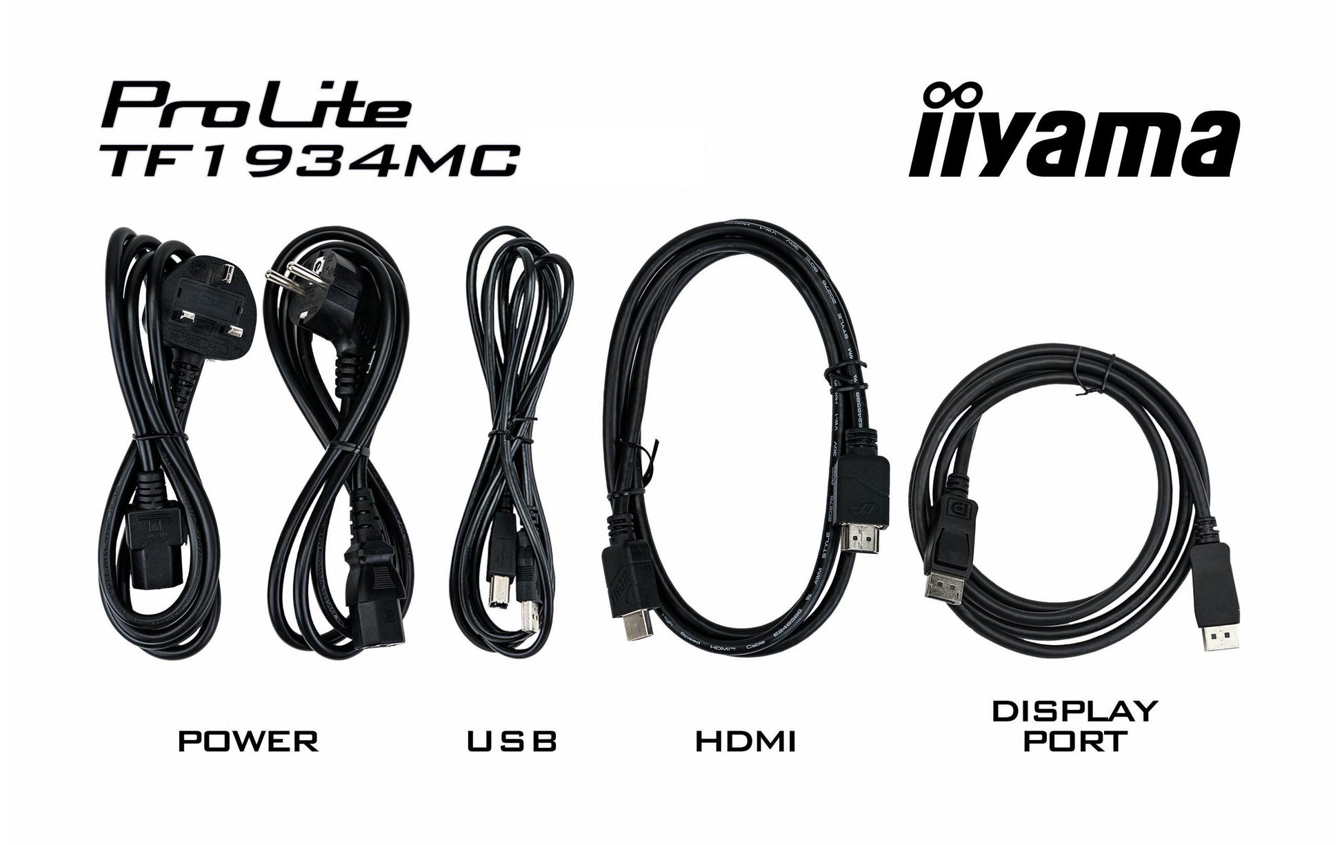 iiyama ProLite TF1934MC-B7X – Monitor, 19", 1280 × 1024, Touch, Schwarz
