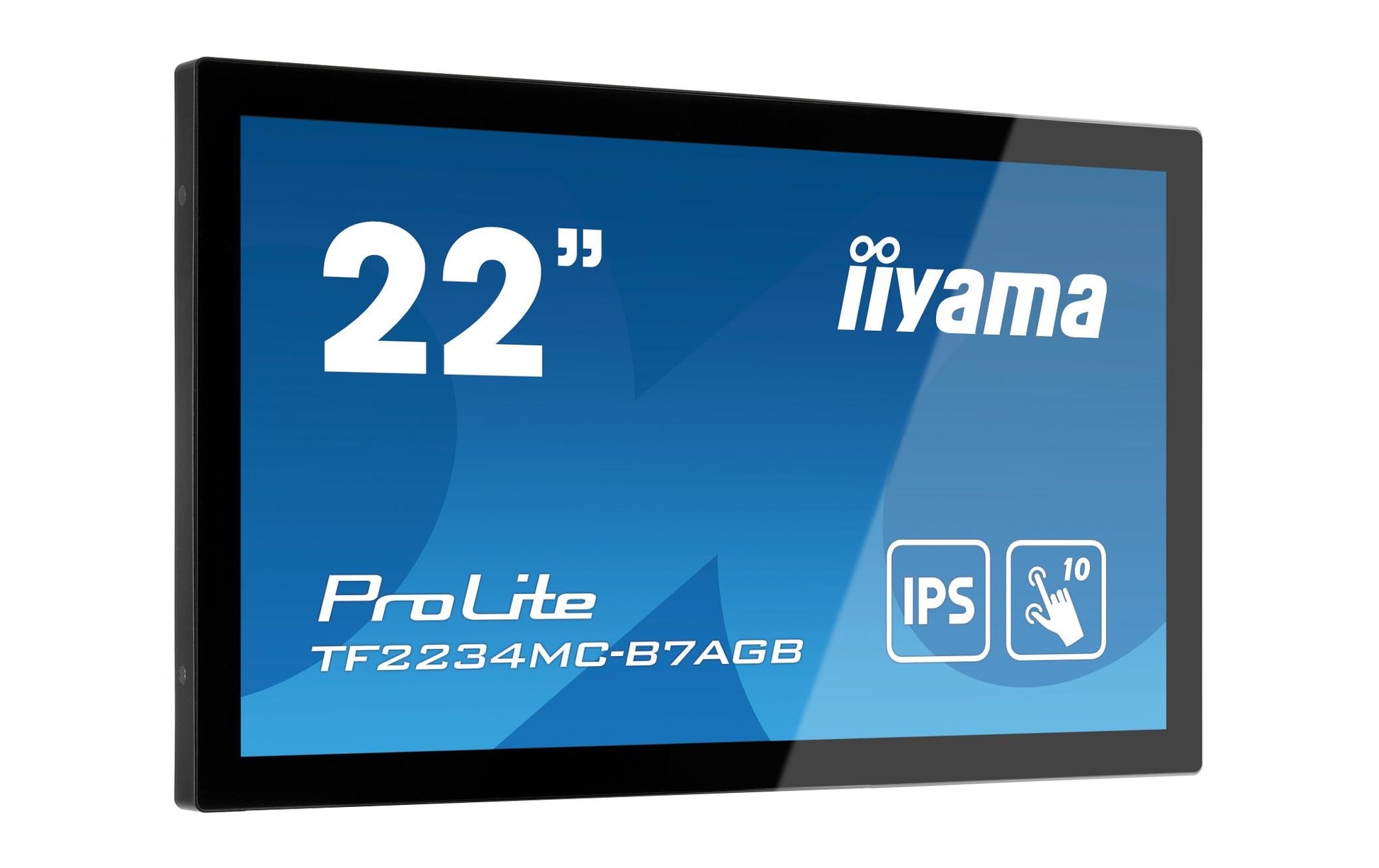 iiyama TF2234MC-B7AGB – Monitor, 21,5", 1920 × 1080 (Full HD), IPS, 60 Hz, 350 cd/m², VESA 100 × 100, Schwarz