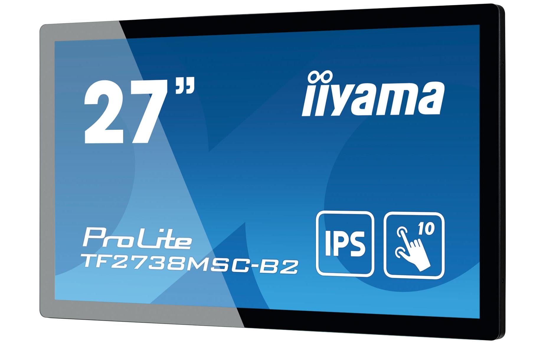 iiyama ProLite TF2738MSC-B2 – Monitor, 27", 1920 × 1080 (Full HD), Touch, Schwarz
