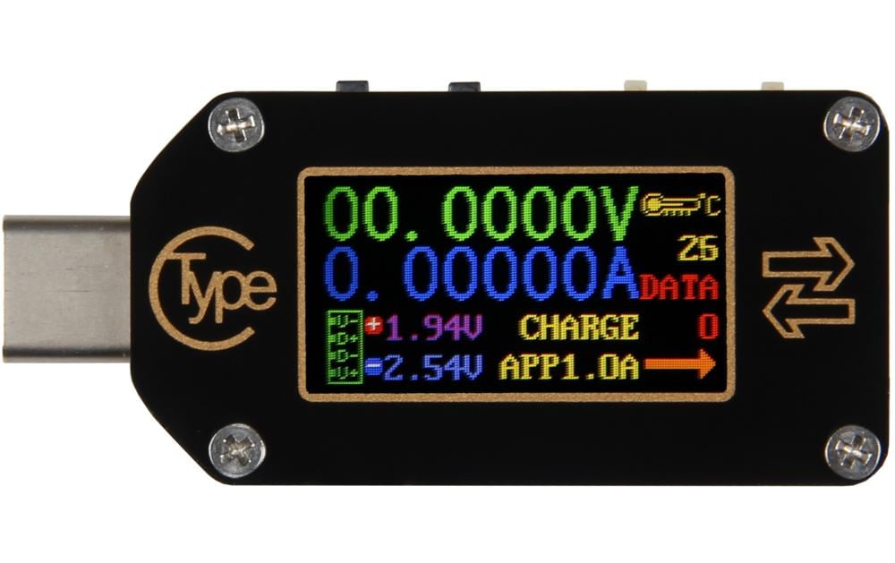 Joy-iT JT-TC66C – Multimeter – 0,005–30 V DC, 0–5 A DC, USB-C