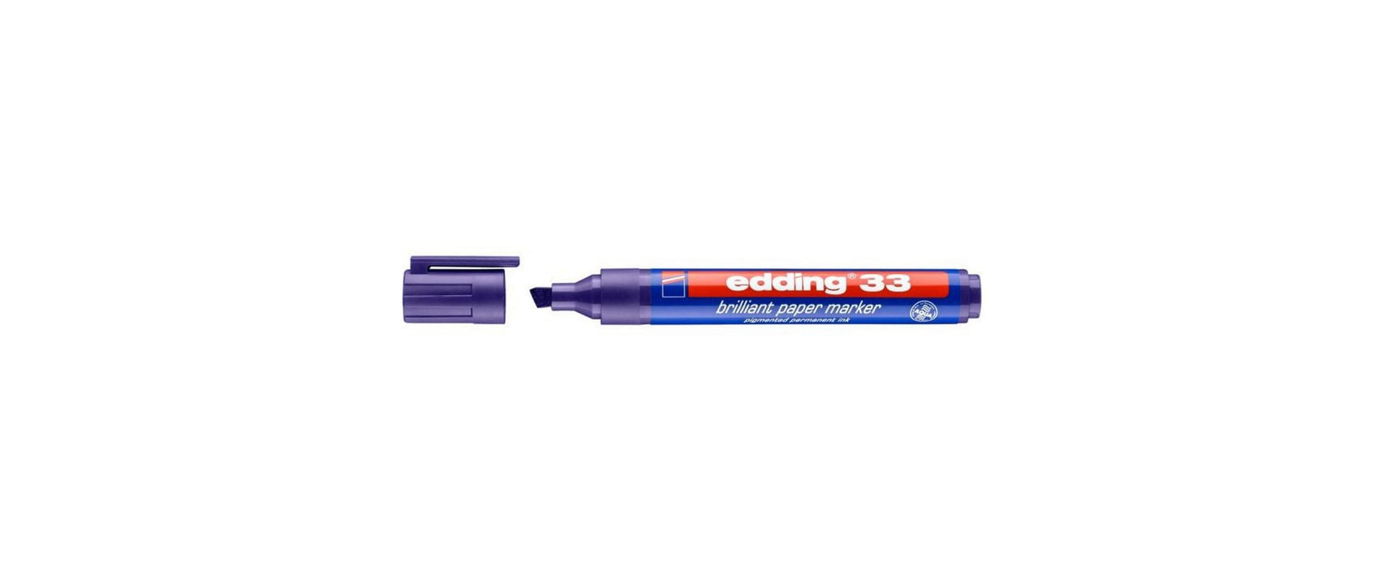 Edding Non-Permanent-Marker Brillant 33 – Keilspitze 1-5 mm – Violett – Nachfüllbar