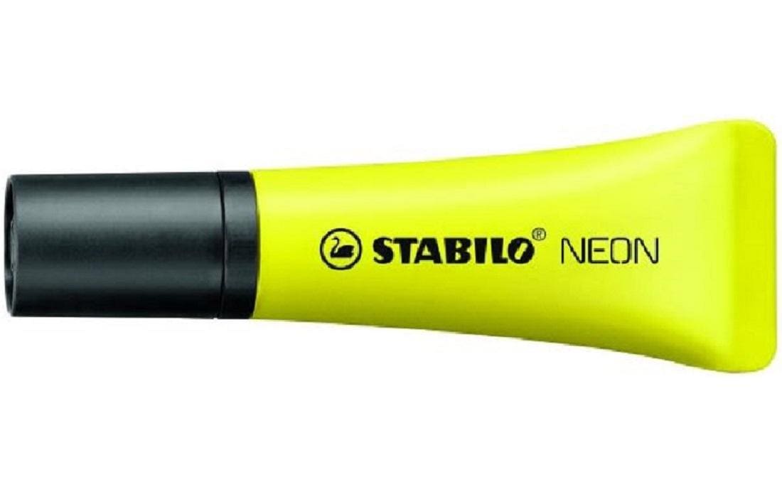 STABILO Textmarker Gelb – Keilspitze, 2–5 mm