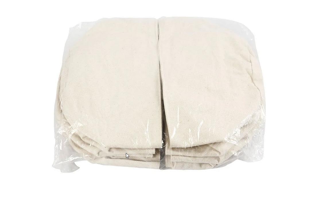 Creativ Company Stoffkorb – Baumwolle, Weiss – 10er-Pack