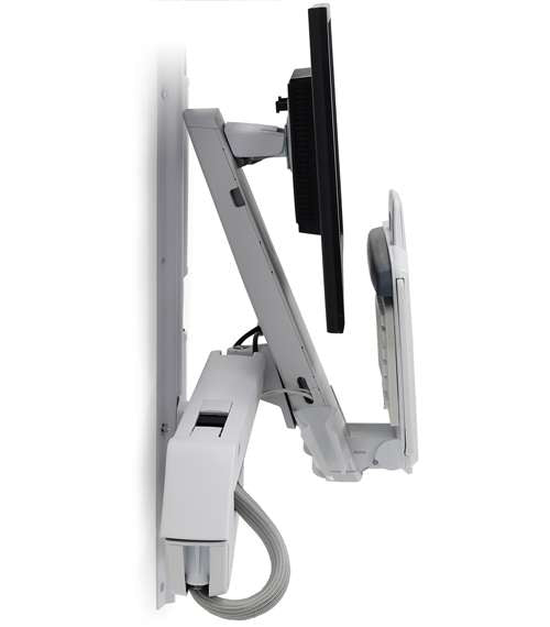 Ergotron StyleView – Monitorarm – höhenverstellbar (Sitz-Steh), Weiss