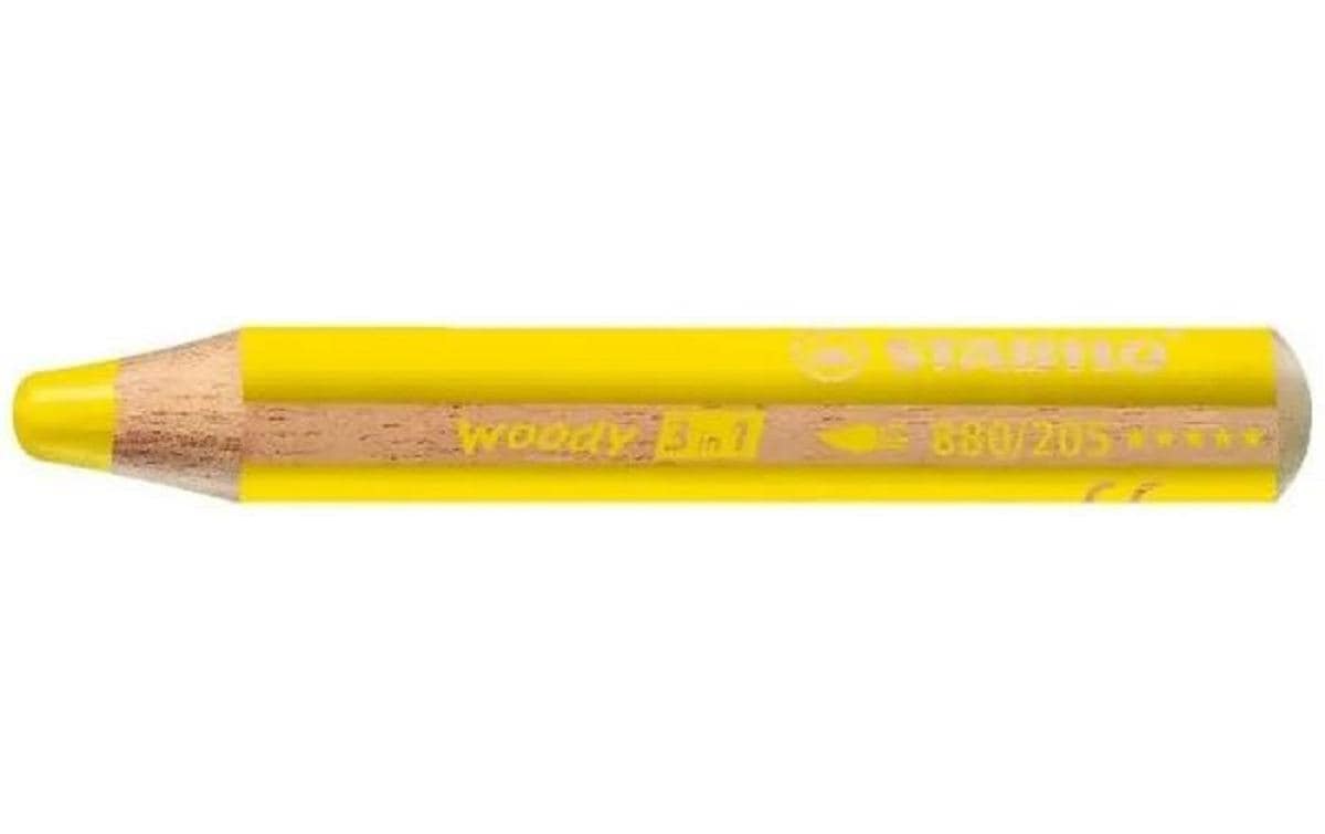 STABILO woody 3 in 1 – gelb, Ø 10 mm
