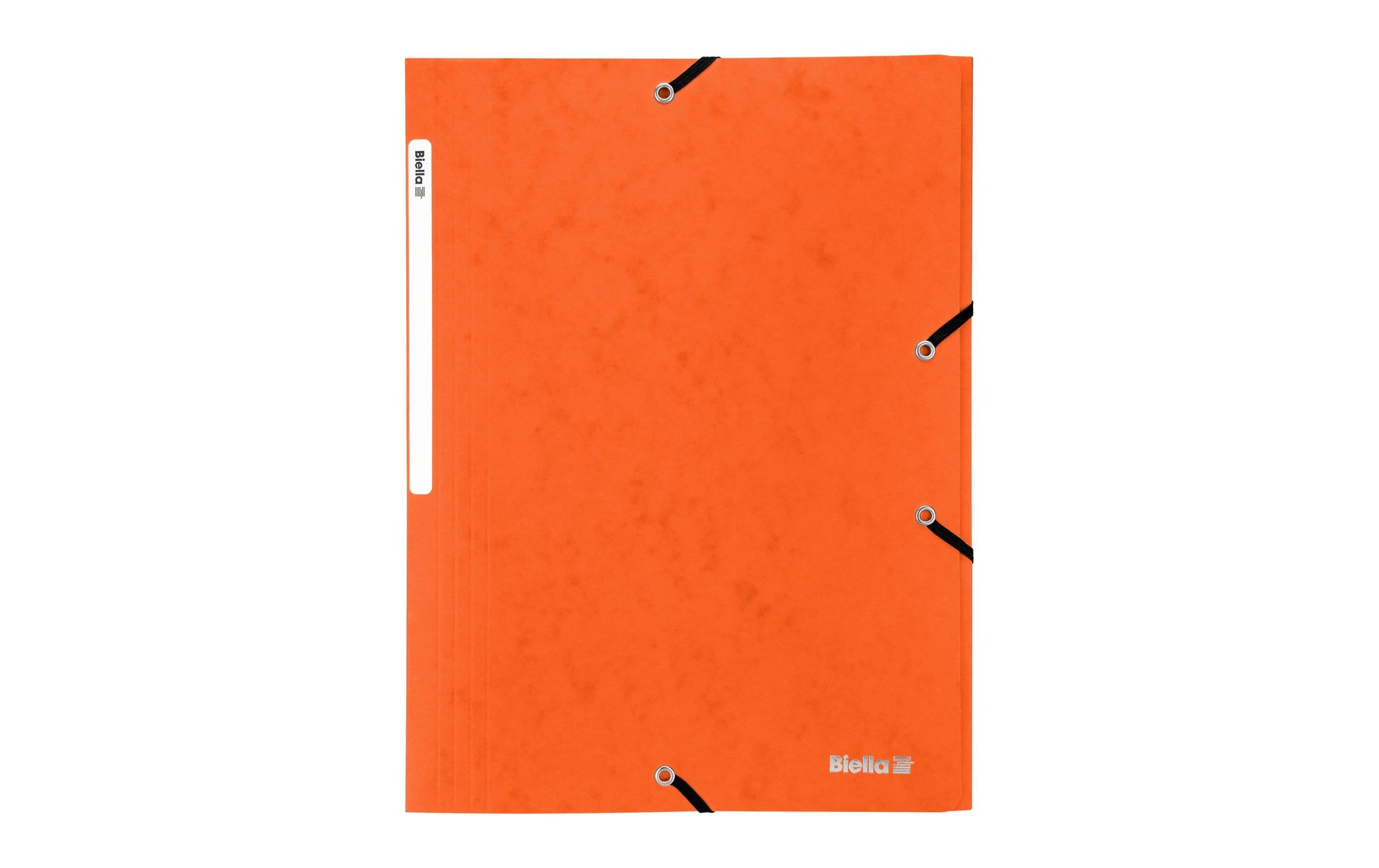 Biella TopColor Gummibandmappe A4 – Karton, Orange, 3 Klappen, bis 200 Blatt