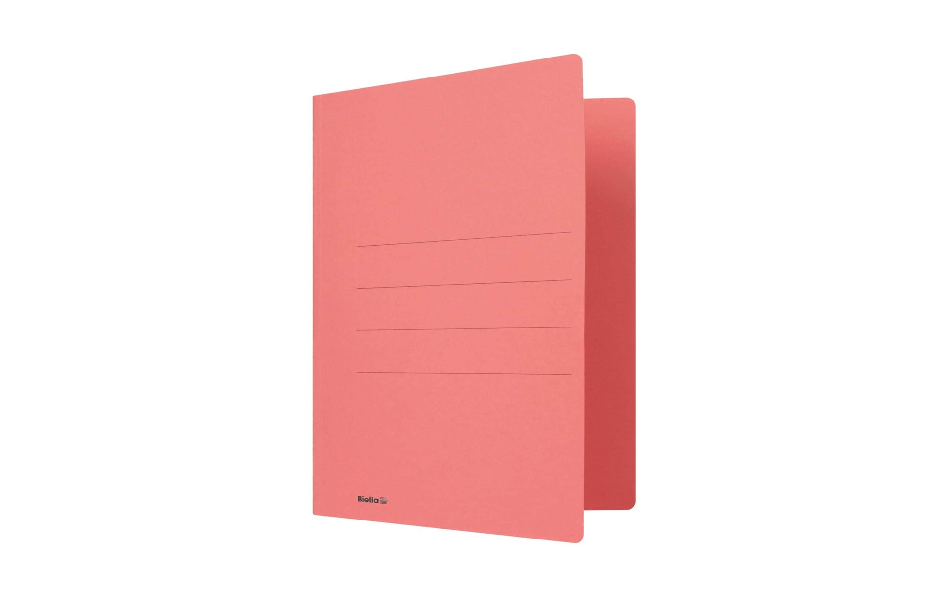 Biella Schnellhefter – A4, Karton, Rot, Heftzunge, Abgerundete Ecken, 240 g/m², 50 Stk.