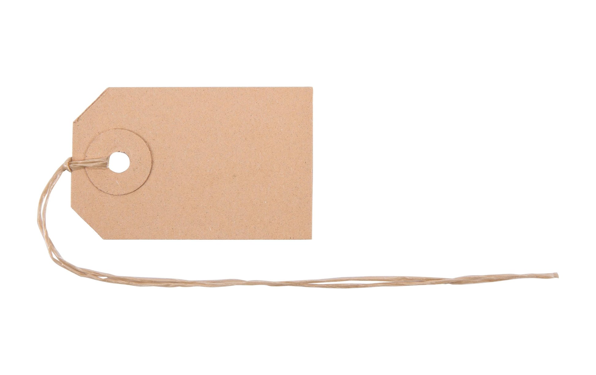 Biella Anhängeetiketten – 35 × 55 mm, Karton, 50 Stk