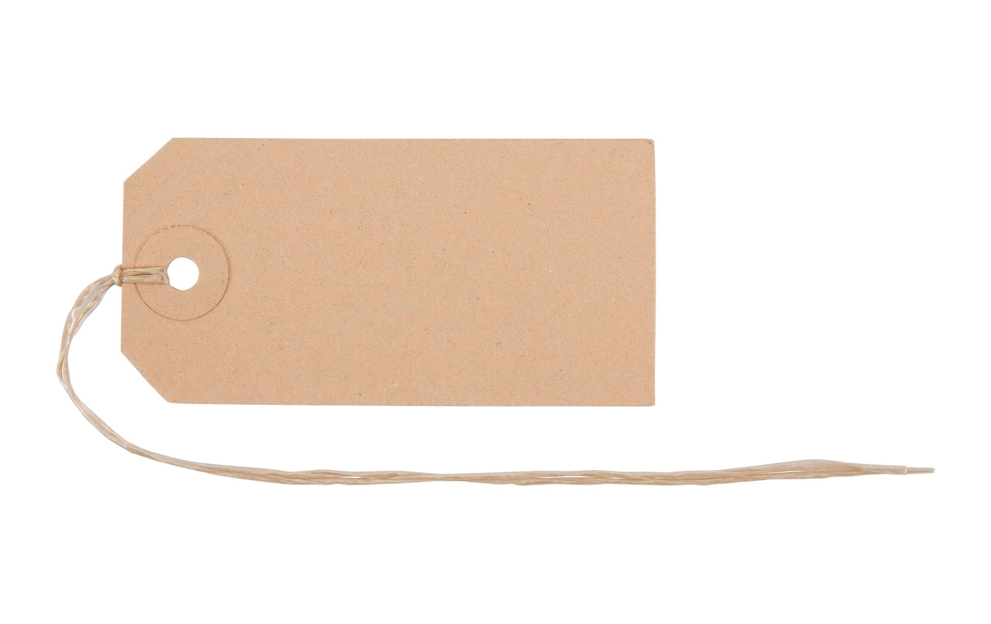 Biella Anhängeetiketten – Karton, 50 Stk, 40 × 80 mm