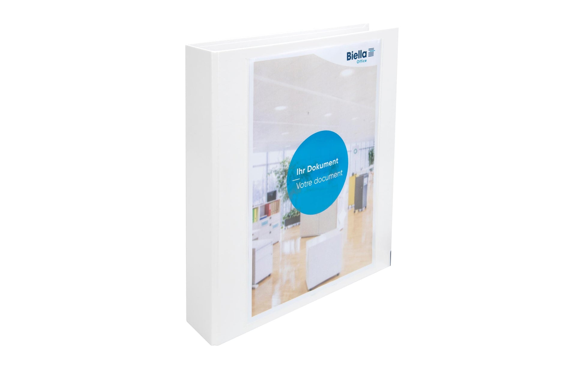 Biella Sichtbuch Creative XL – A4, mit Fronttasche, weiss, Karton