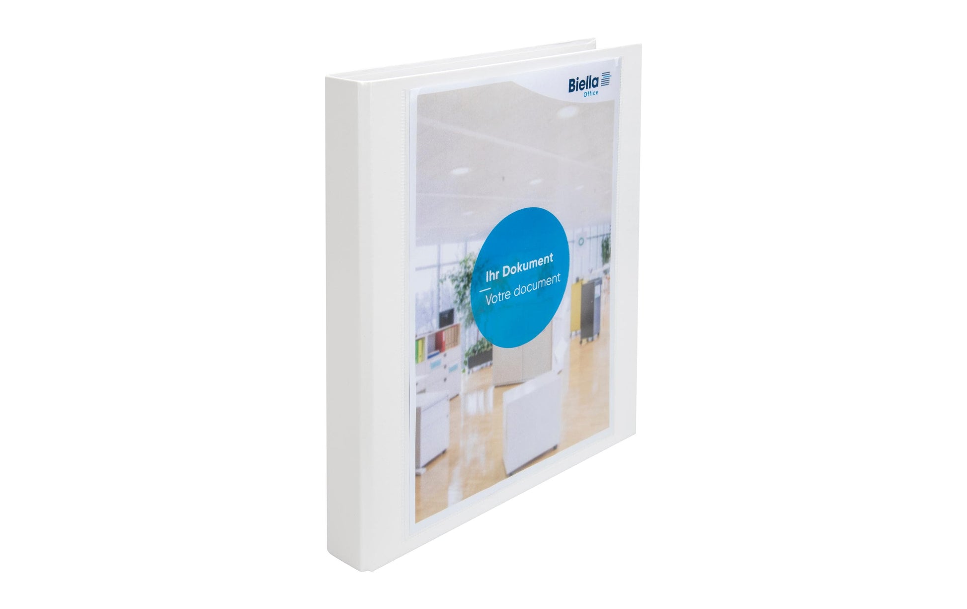 Biella Sichtbuch Creative XL – A4, mit Fronttasche, Weiss, Karton