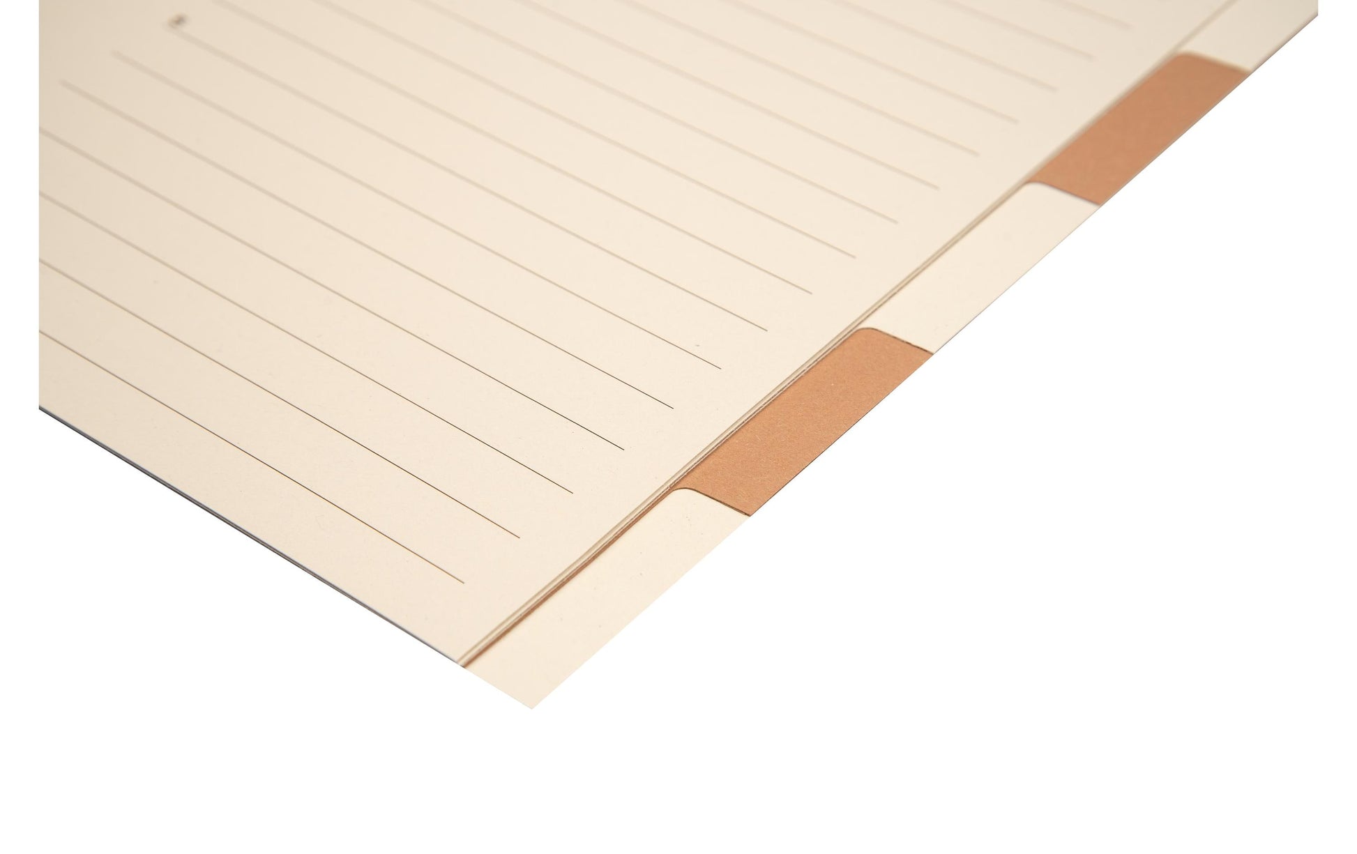 Biella Register – A4, 6-teilig, Karton, braun/beige, unbedruckt, mit Indexblatt, 11-fach Lochung