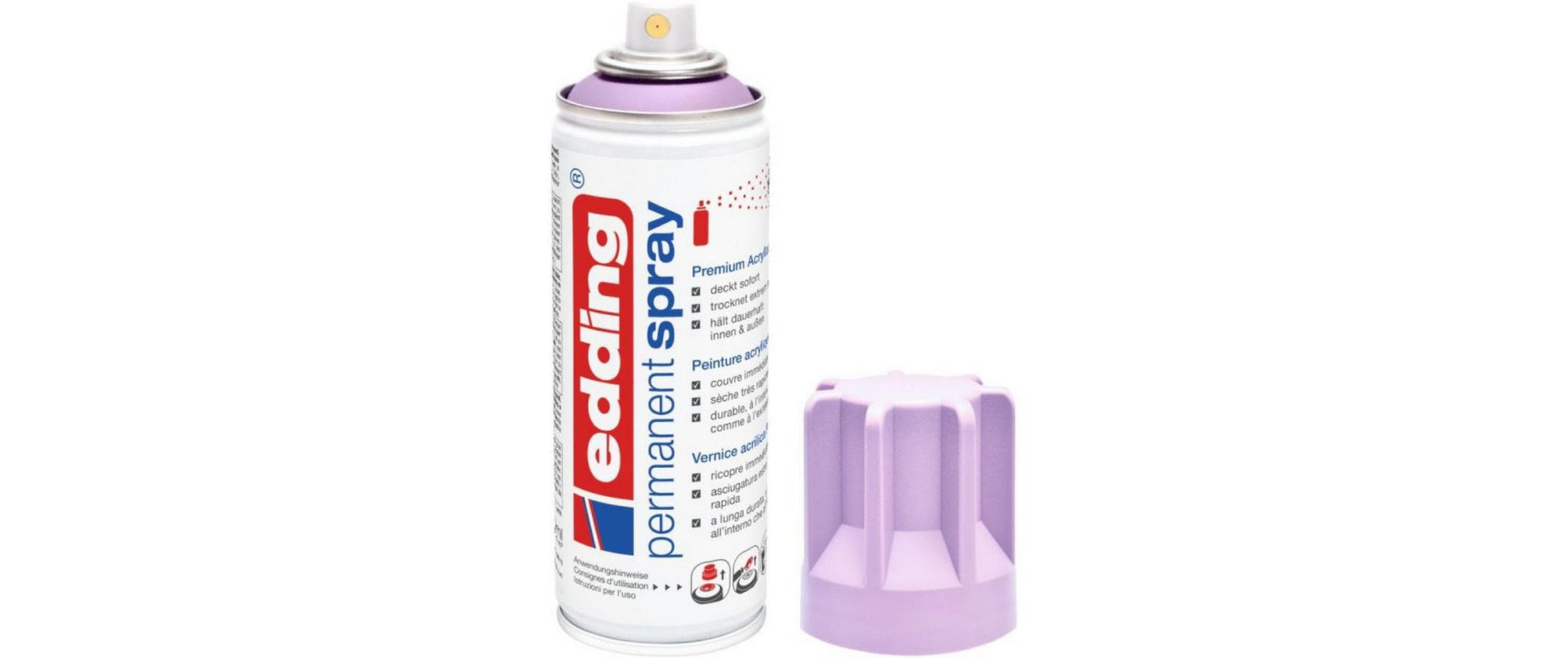 Edding Farbspray – Helllavendel, Seidenmatt, 200 ml