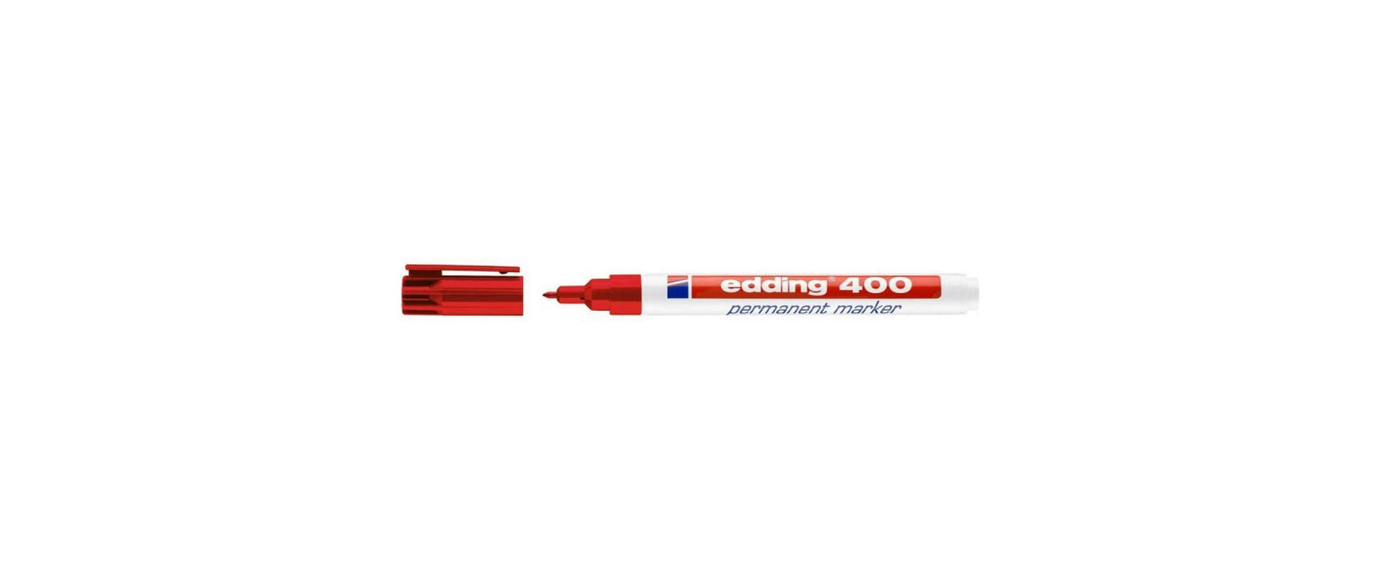 Edding 400 Permanentmarker – Rundspitze 1 mm – Rot