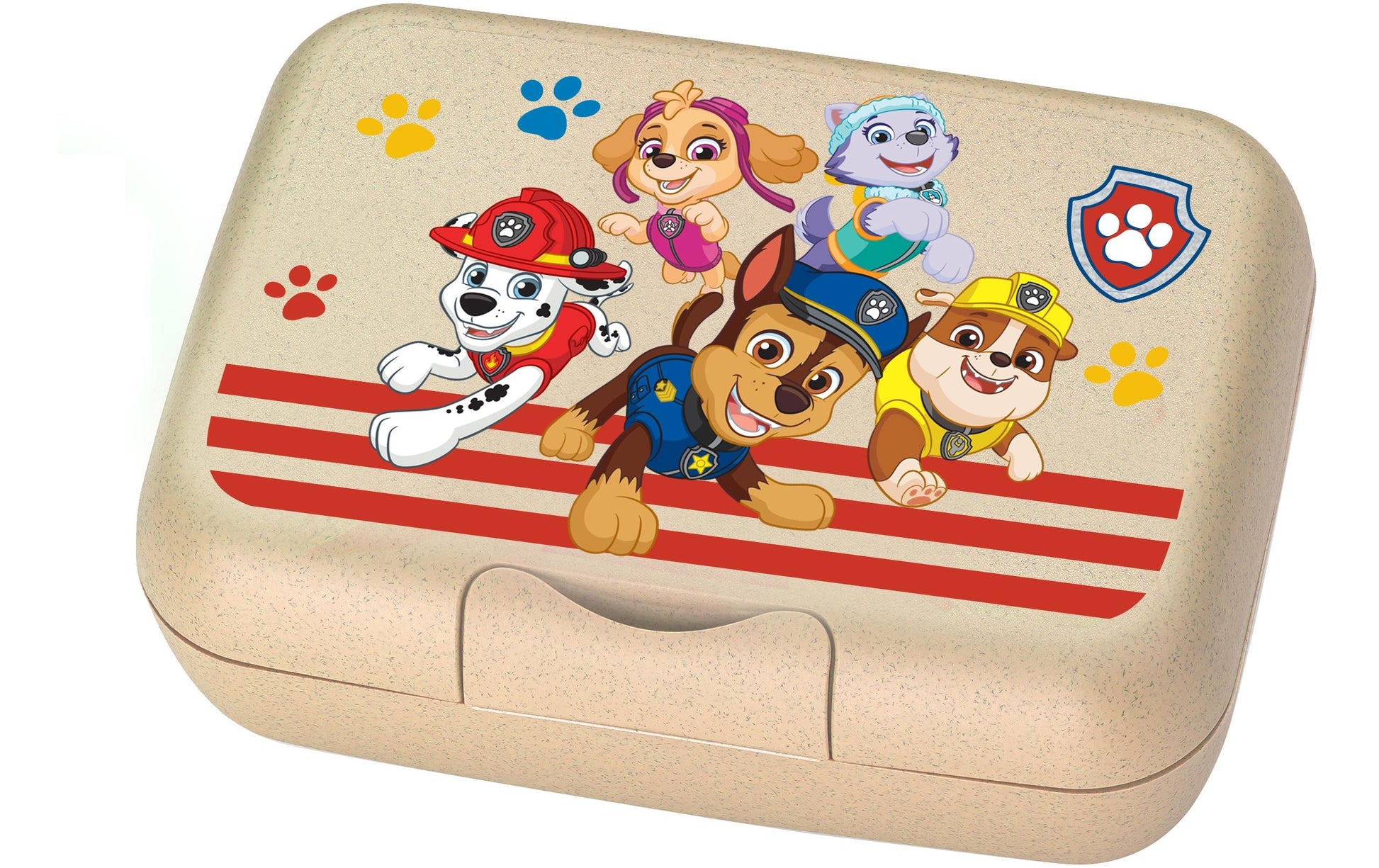 koziol Lunchbox 13,5 × 19 × 6,5 cm, Biokunststoff, sand (Paw Patrol)