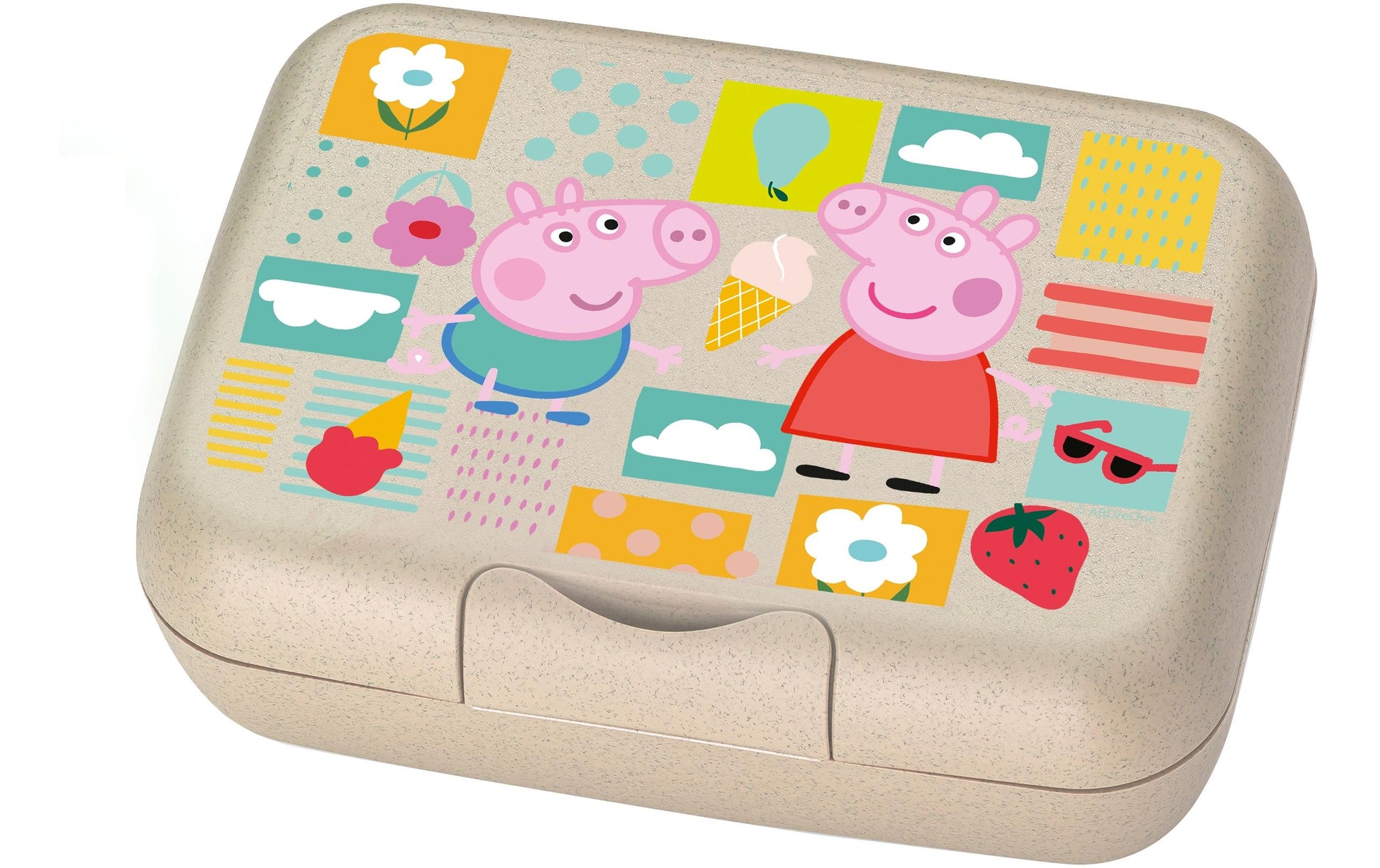 Koziol – Lunchbox 13,5 × 19 × 6,5 cm, Biokunststoff, beige