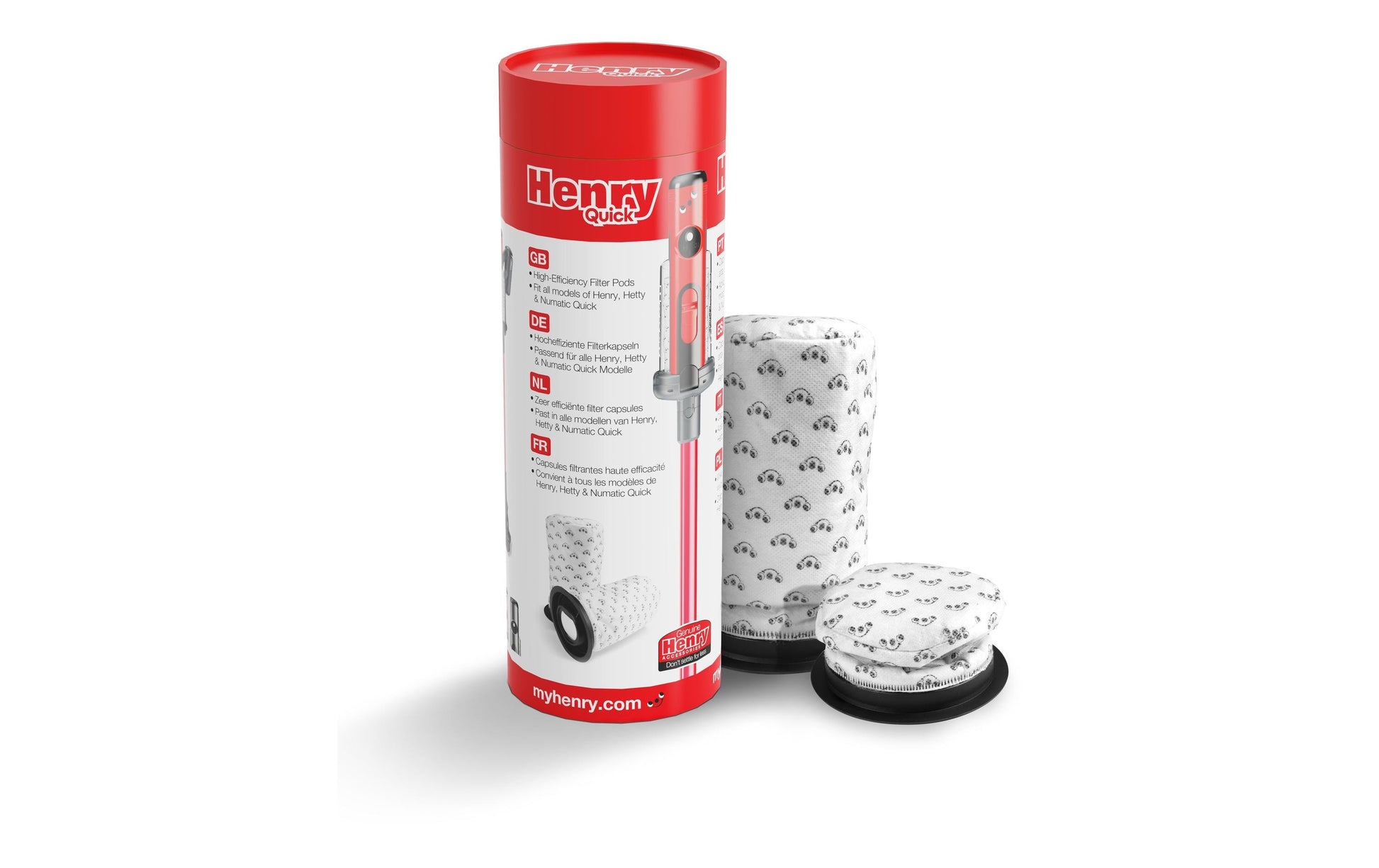 Numatic Staubbeutel Quick Pods – 10 Stück, für Stabstaubsauger
