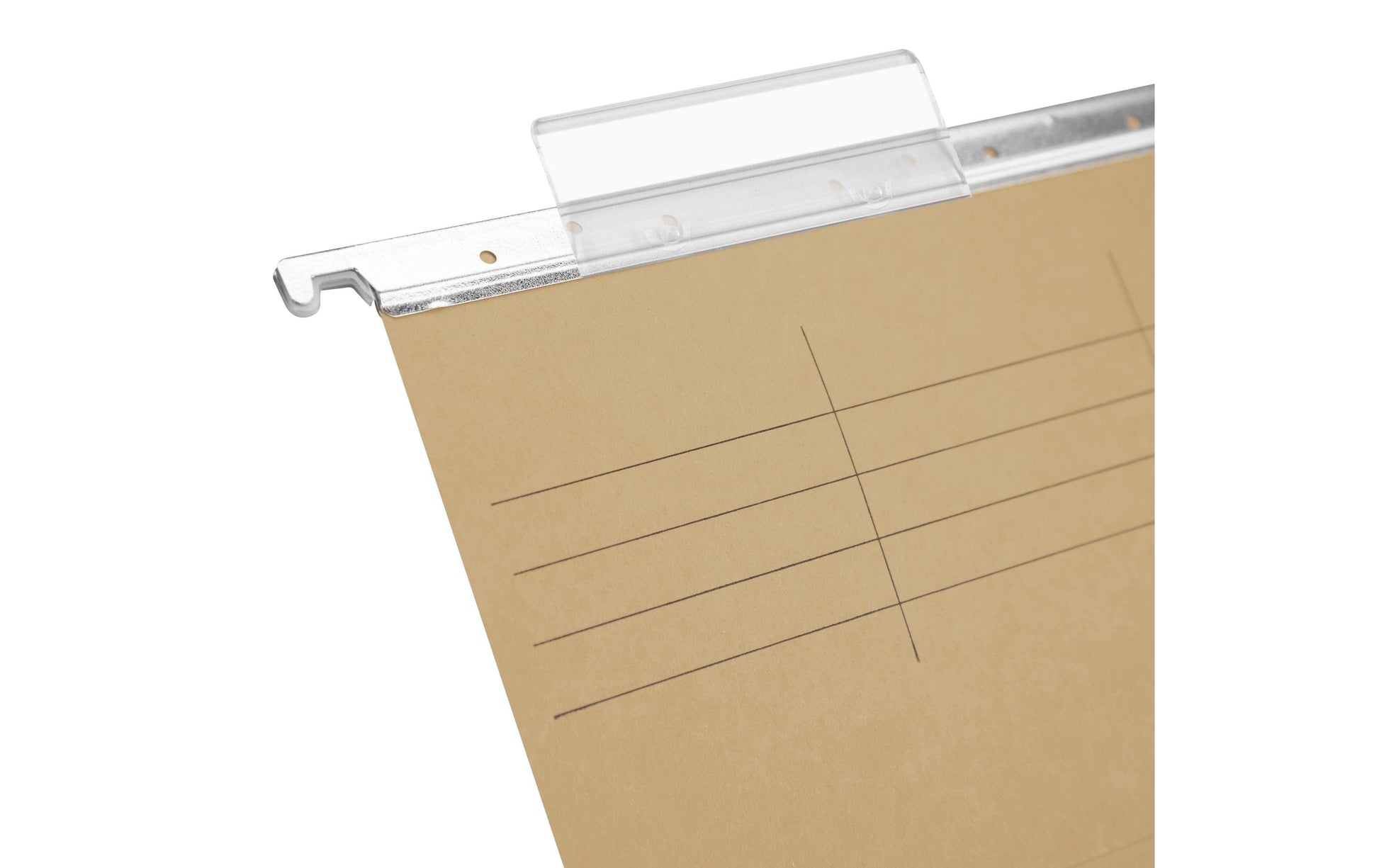 Biella Hängeordner für A4 – Karton, Olivgrün, 320 × 240 mm, mit Vordruck