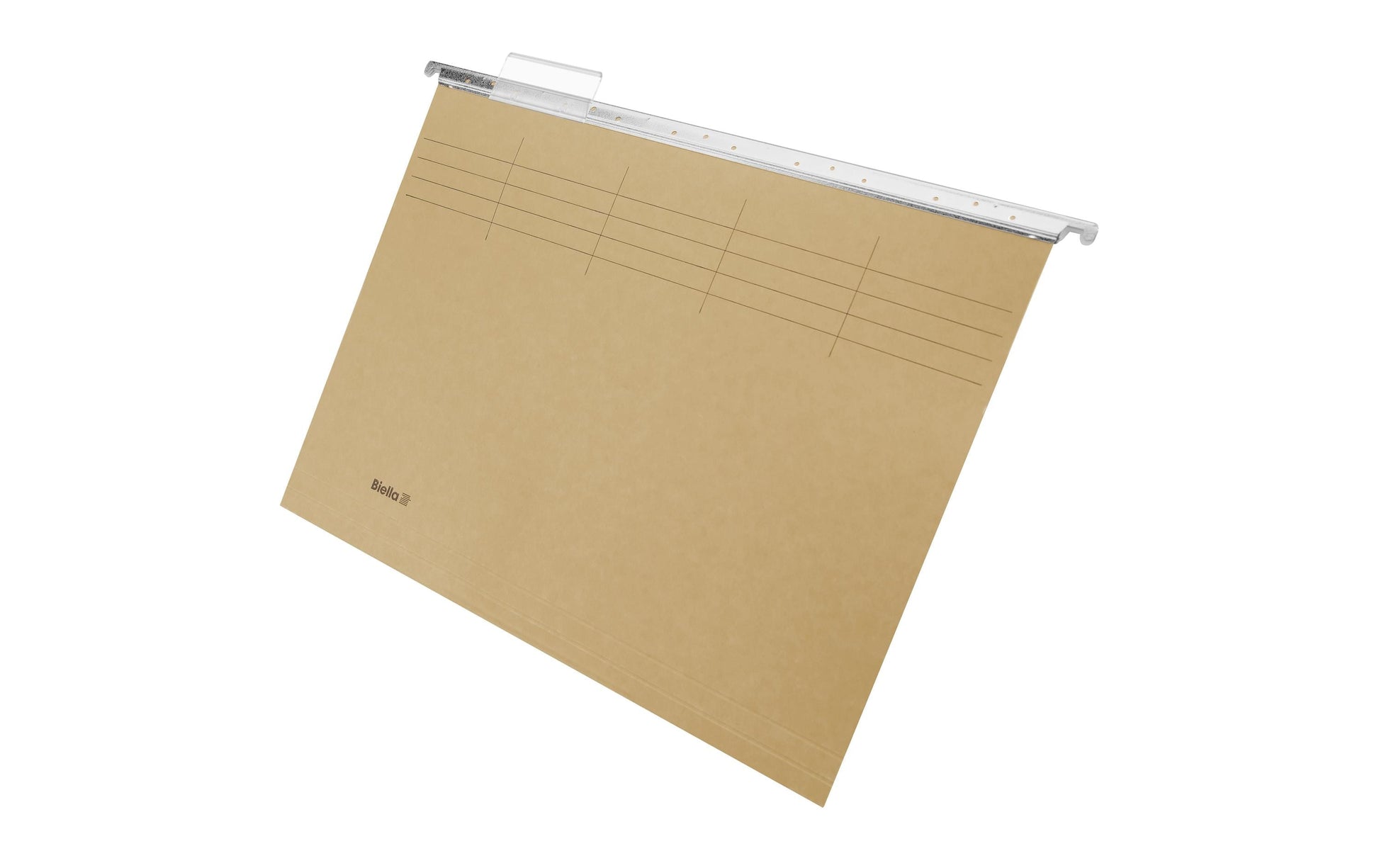 Biella Hängeordner für A4 – Karton, Olivgrün, 320 × 240 mm, mit Vordruck