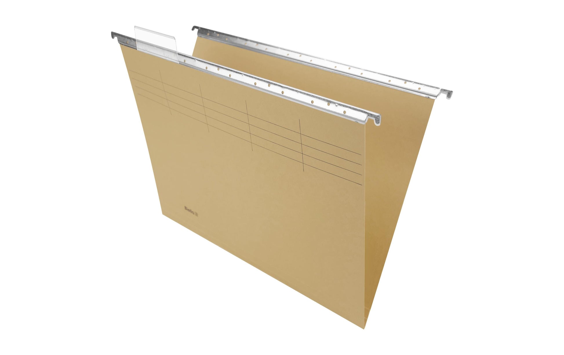 Biella Hängeordner für A4 – Karton, Olivgrün, 320 × 240 mm, mit Vordruck