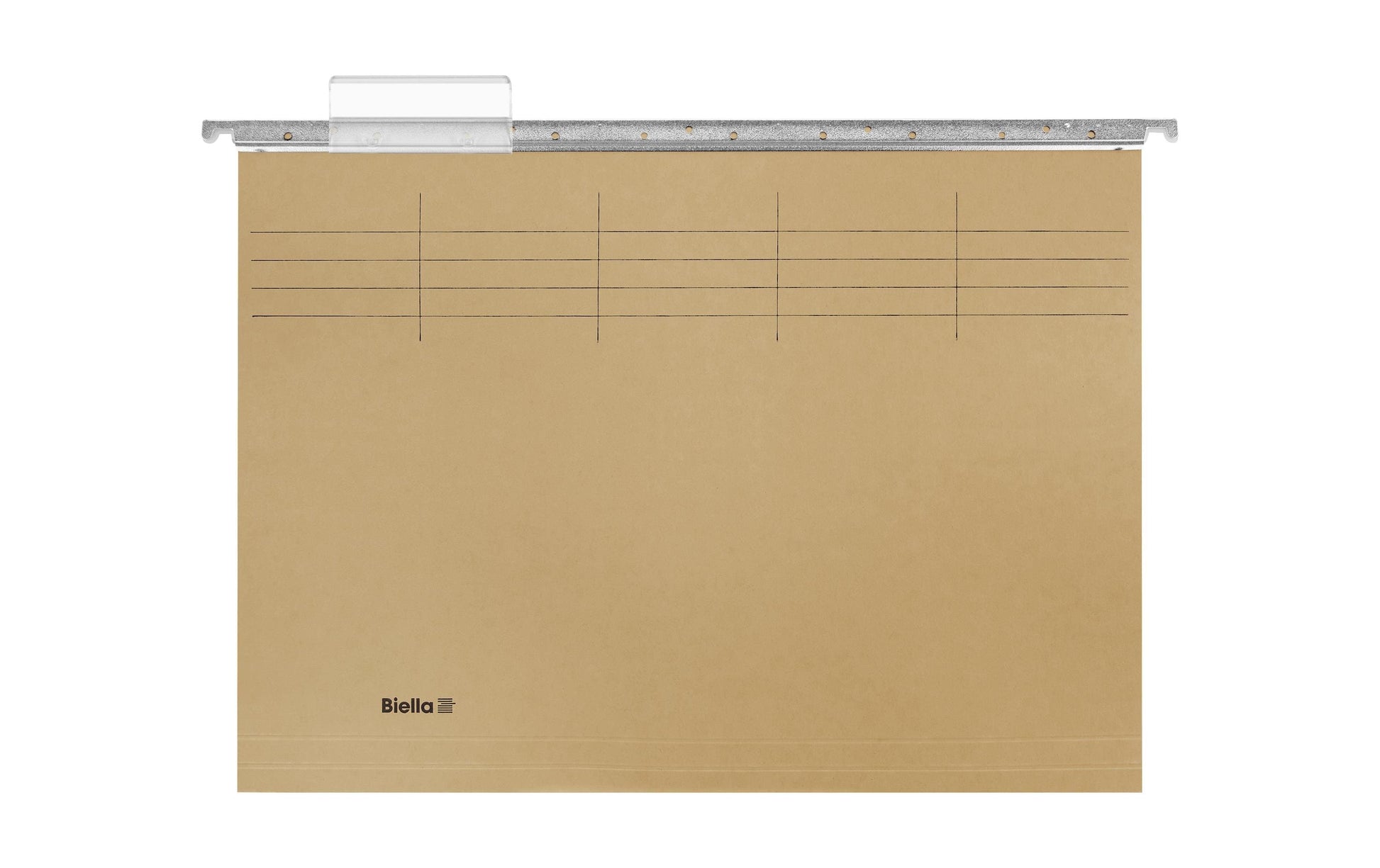 Biella Hängeordner für A4 – Karton, Olivgrün, 320 × 240 mm, mit Vordruck