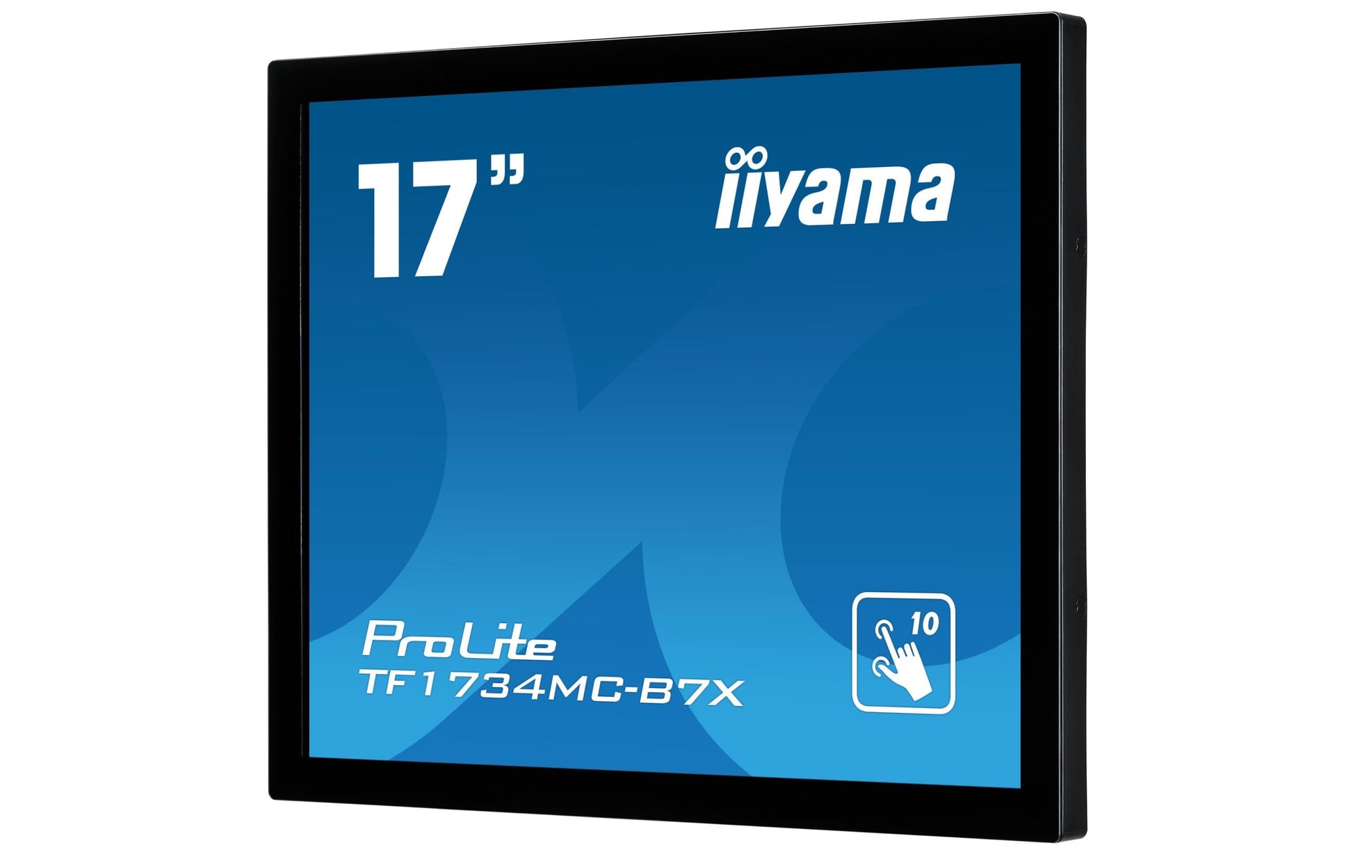 iiyama TF1734MC-B7X – Monitor, 17" 1280 × 1024 (SXGA), TN, Touch, 60 Hz, 350 cd/m², VESA 100 × 100, Schwarz