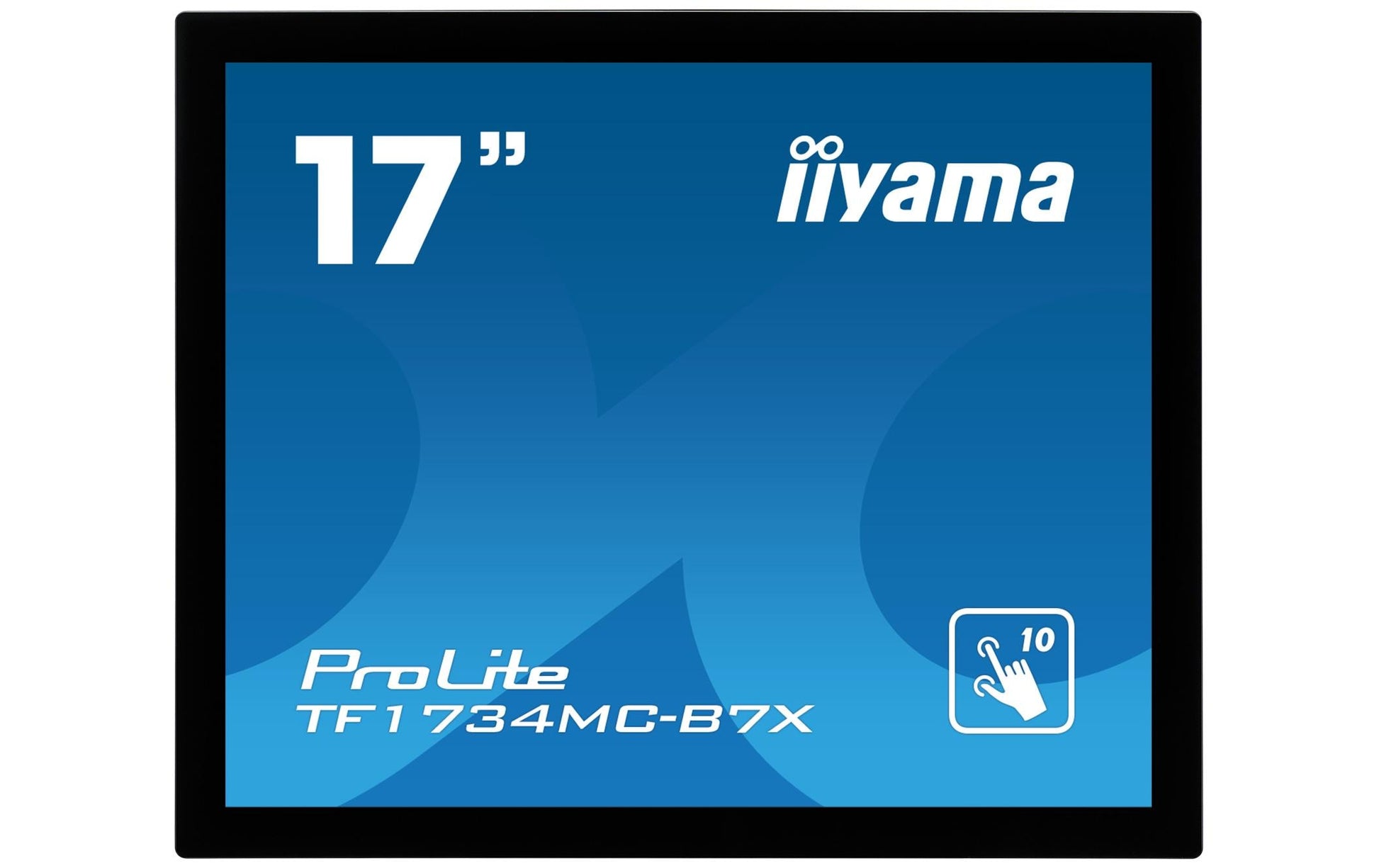 iiyama TF1734MC-B7X – Monitor, 17" 1280 × 1024 (SXGA), TN, Touch, 60 Hz, 350 cd/m², VESA 100 × 100, Schwarz