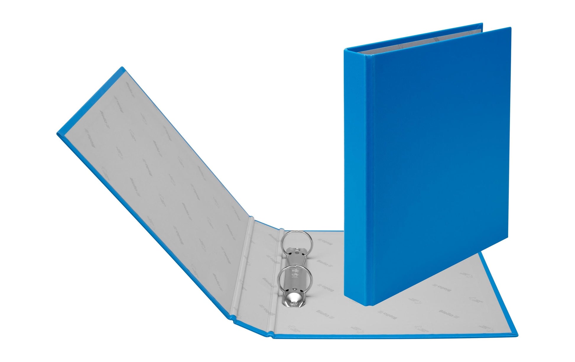 Biella Zeigebuch – A5 Hochformat – 2-Ring-Mechanik, Ø 25 mm, Rücken 35 mm – Blau, Karton, FSC